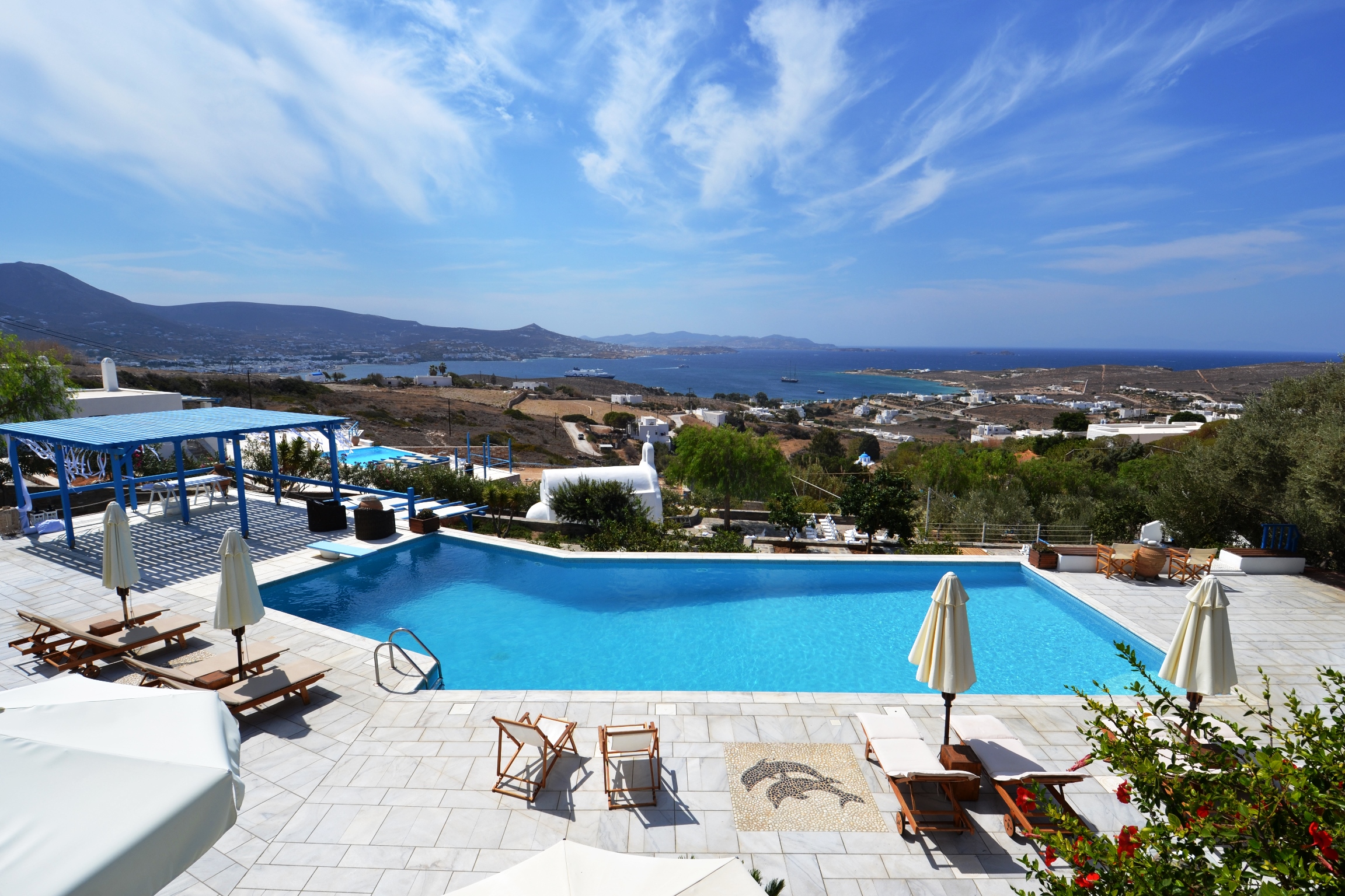 Aperado Paros House+Swimmingpool+Tennis court