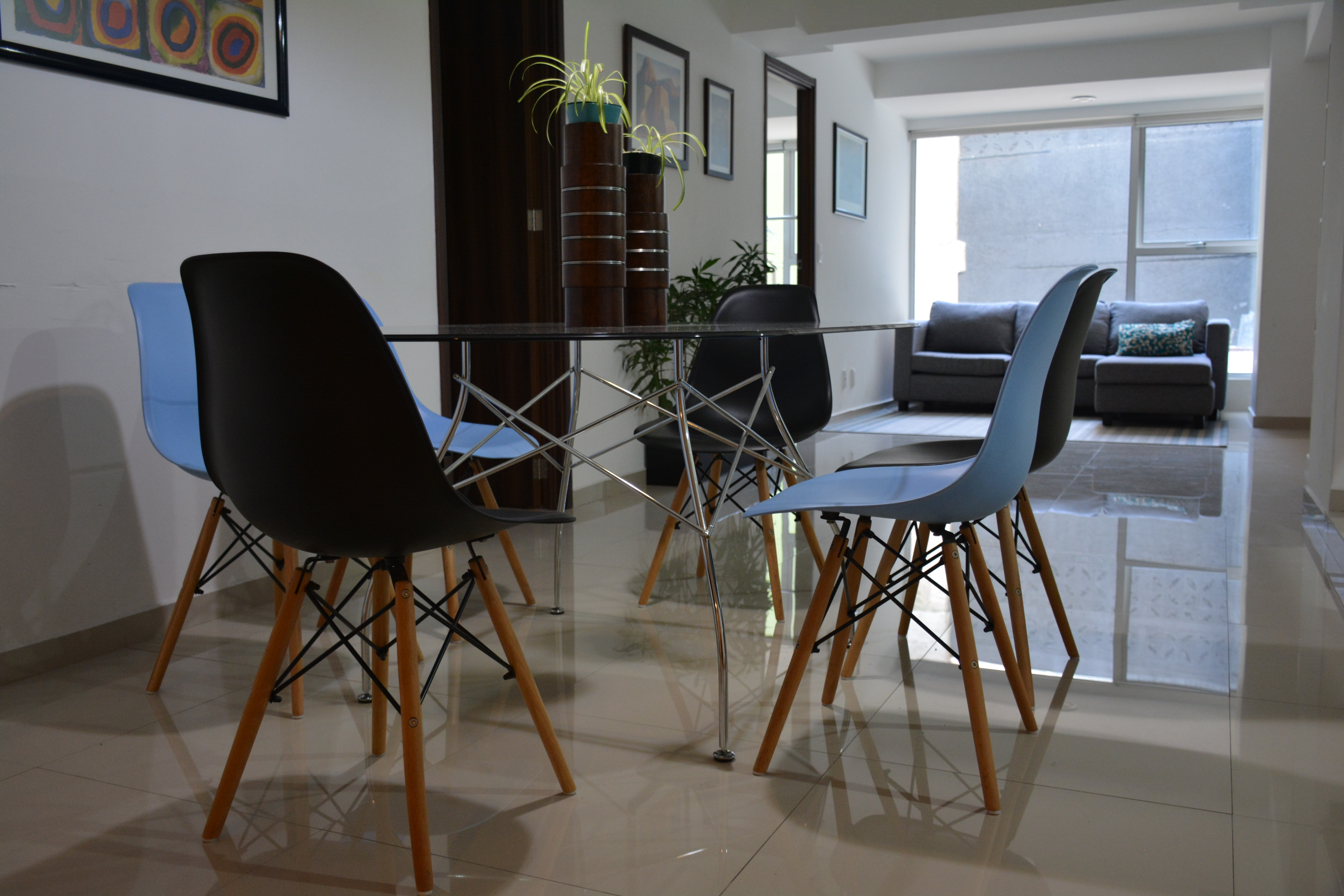 Central flat for 4 just 1 block from Reforma Av.
