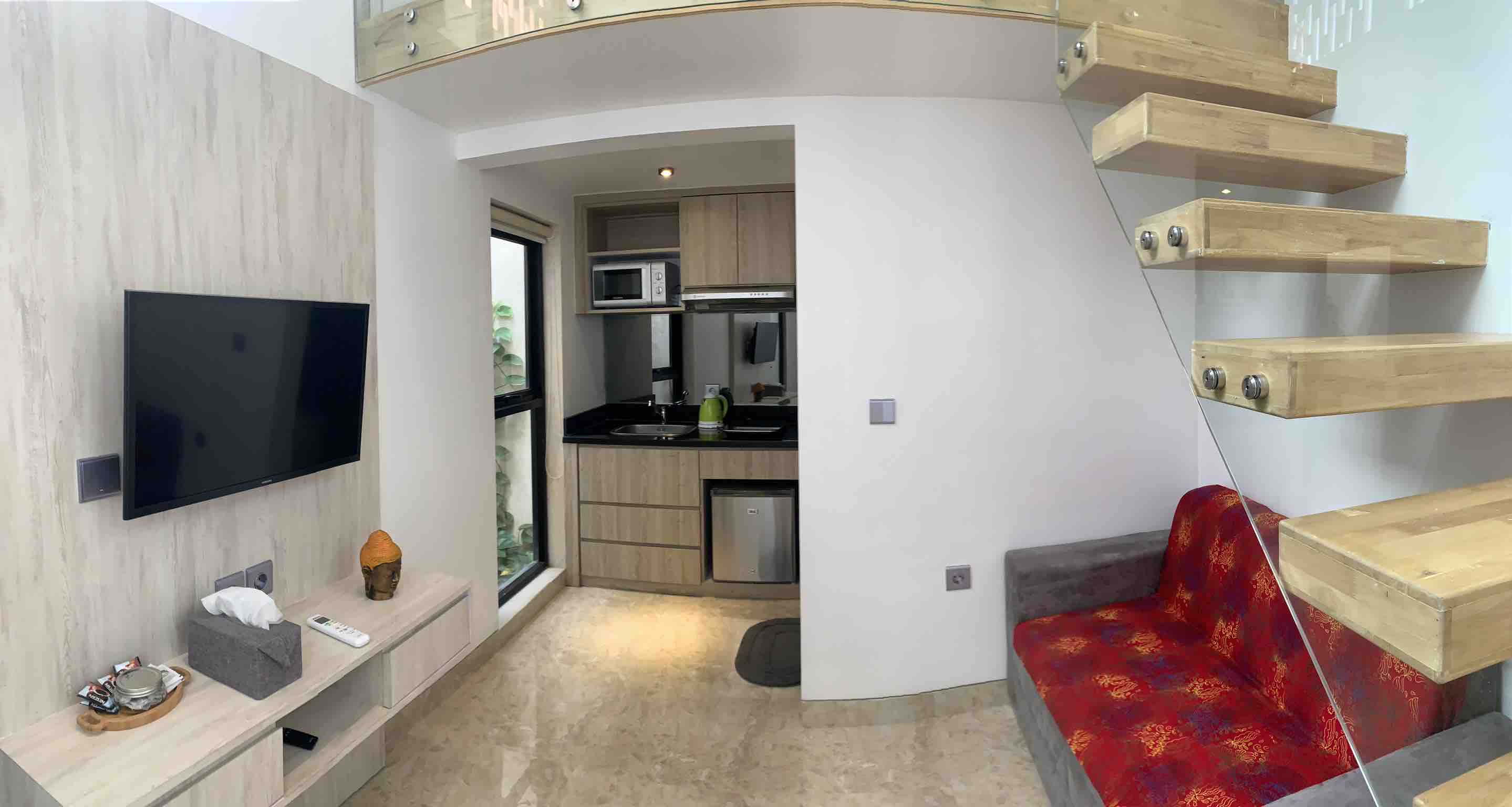 Noire Mezzanine 1br modern apt shared pool