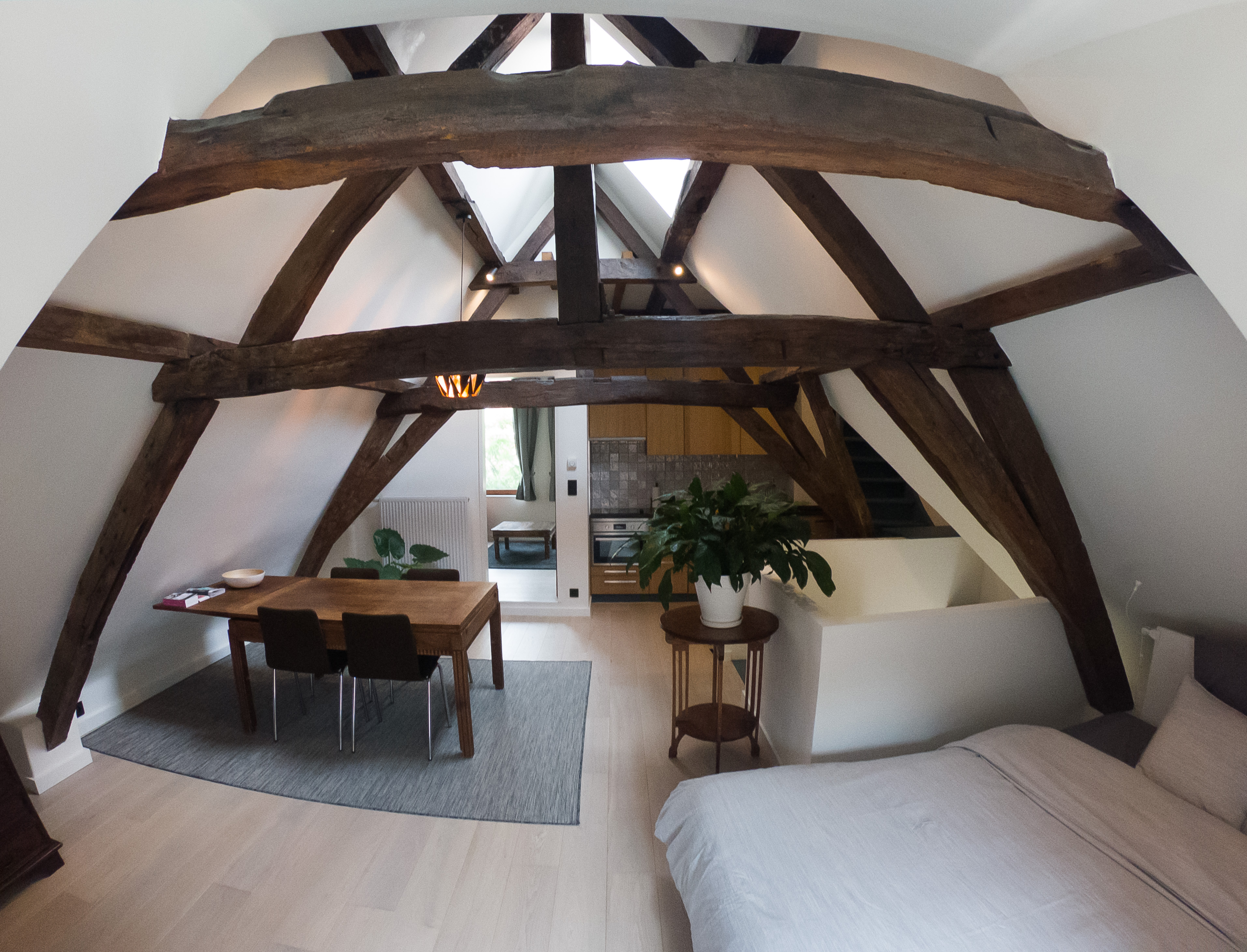 Your own 18th century attic in the center of Ghent in Sluizeken - Tolhuis - Ham, Ghent