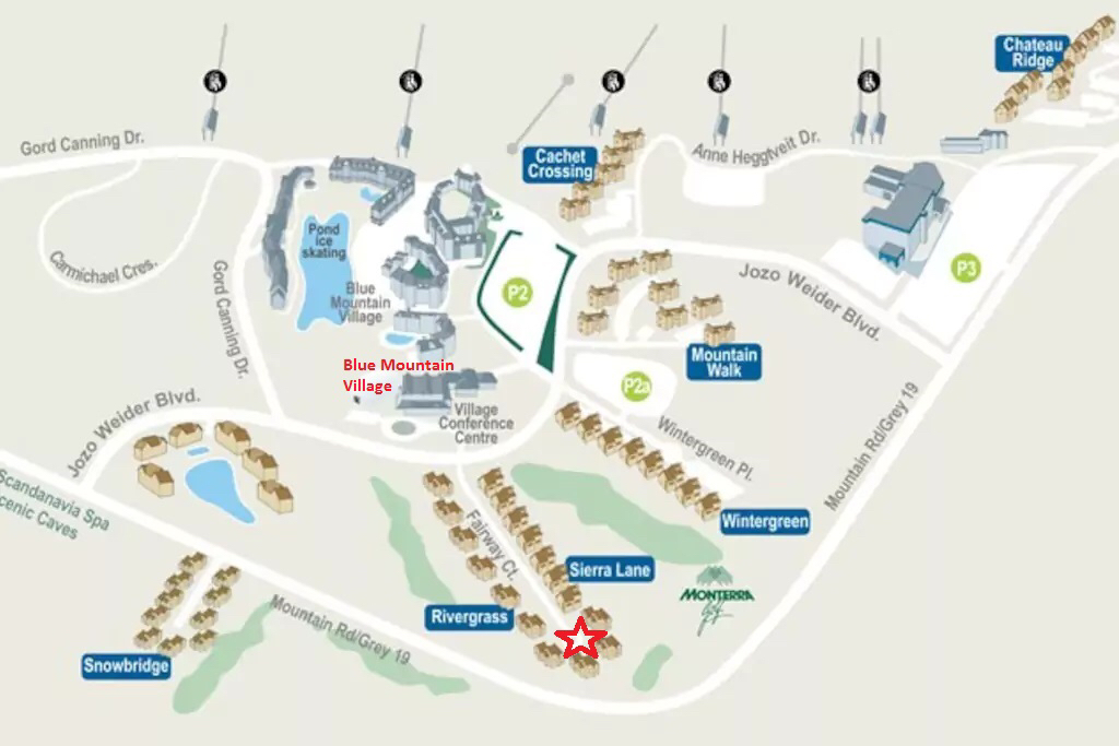 Blue Mountain Village Map Blue Mountain Village| Stunning Mountain View - Apartments For Rent In The Blue  Mountains, Ontario, Canada