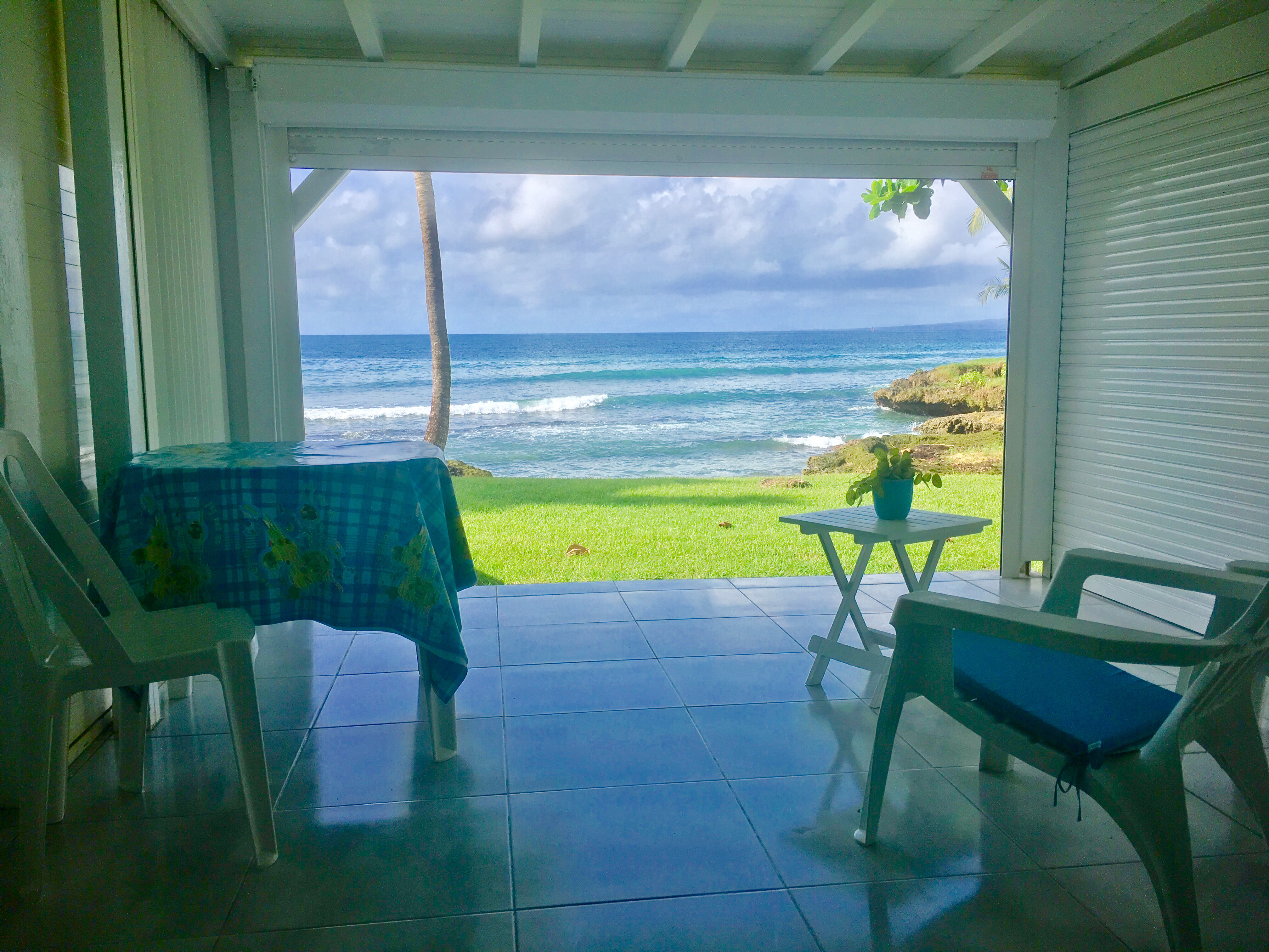 Studio in Gosier Feet In The Water:  Beaches 2 min away