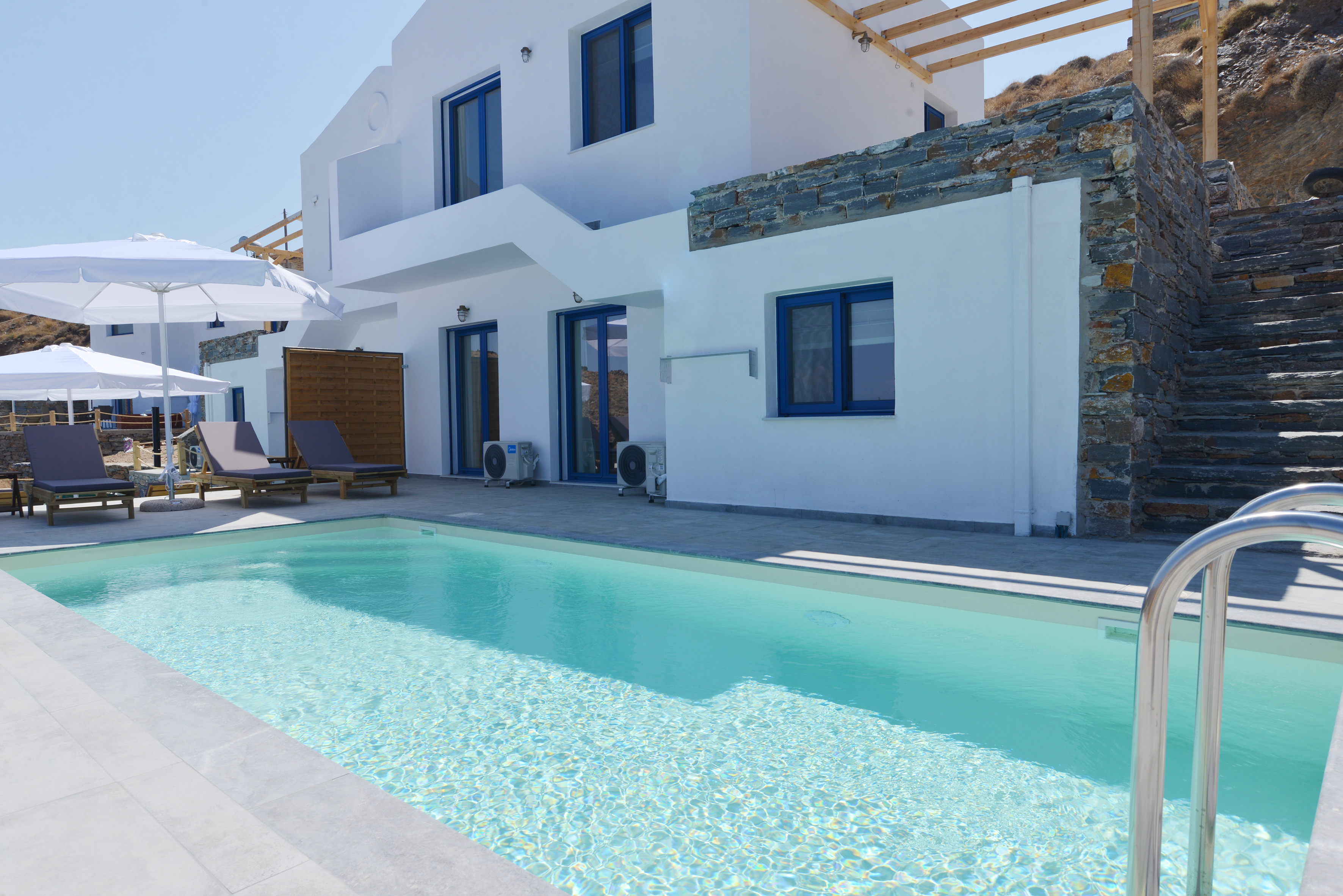 Kea live in Blue Villa with Pool - Cyclades B1