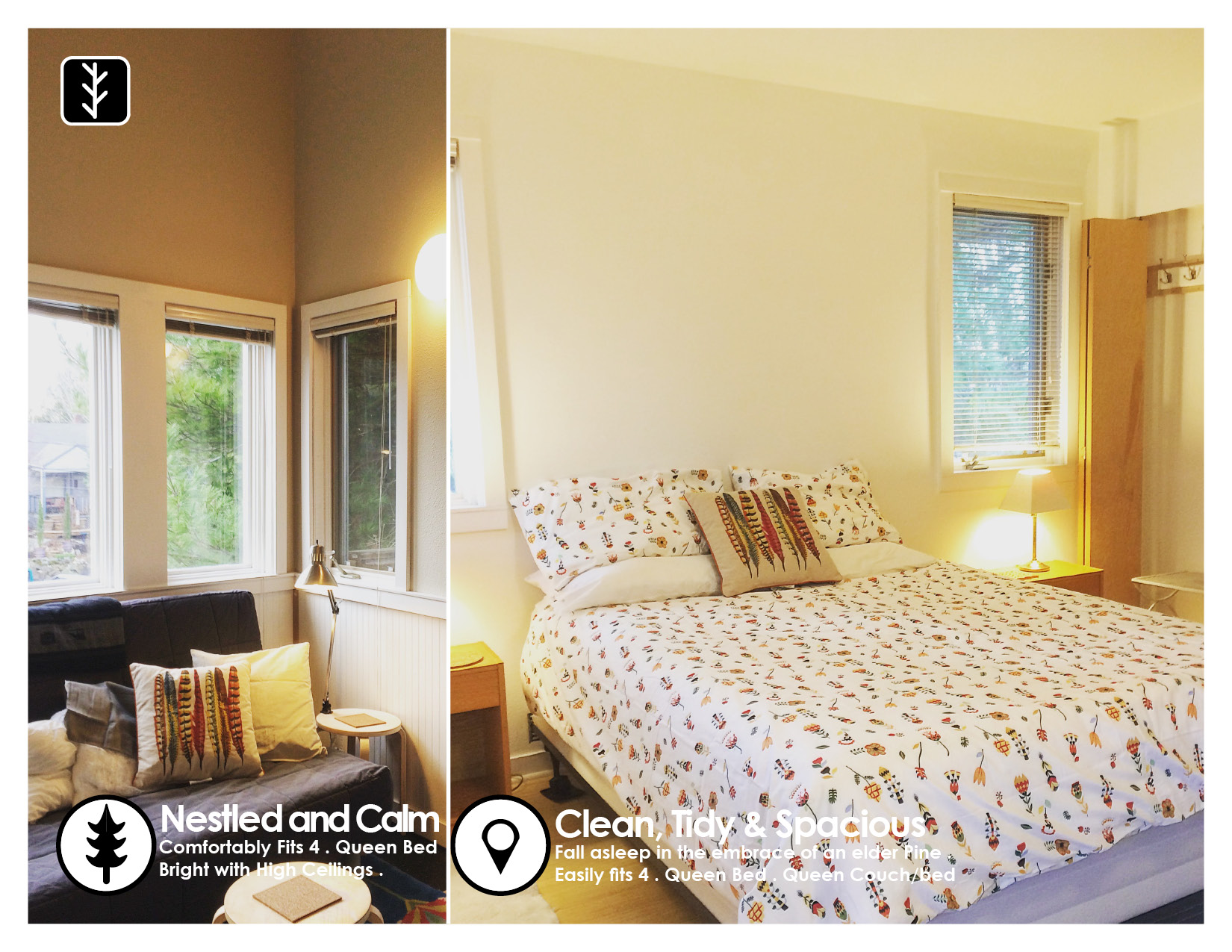 Columbia City Treehouse Vacation Rental Apartments for Rent in