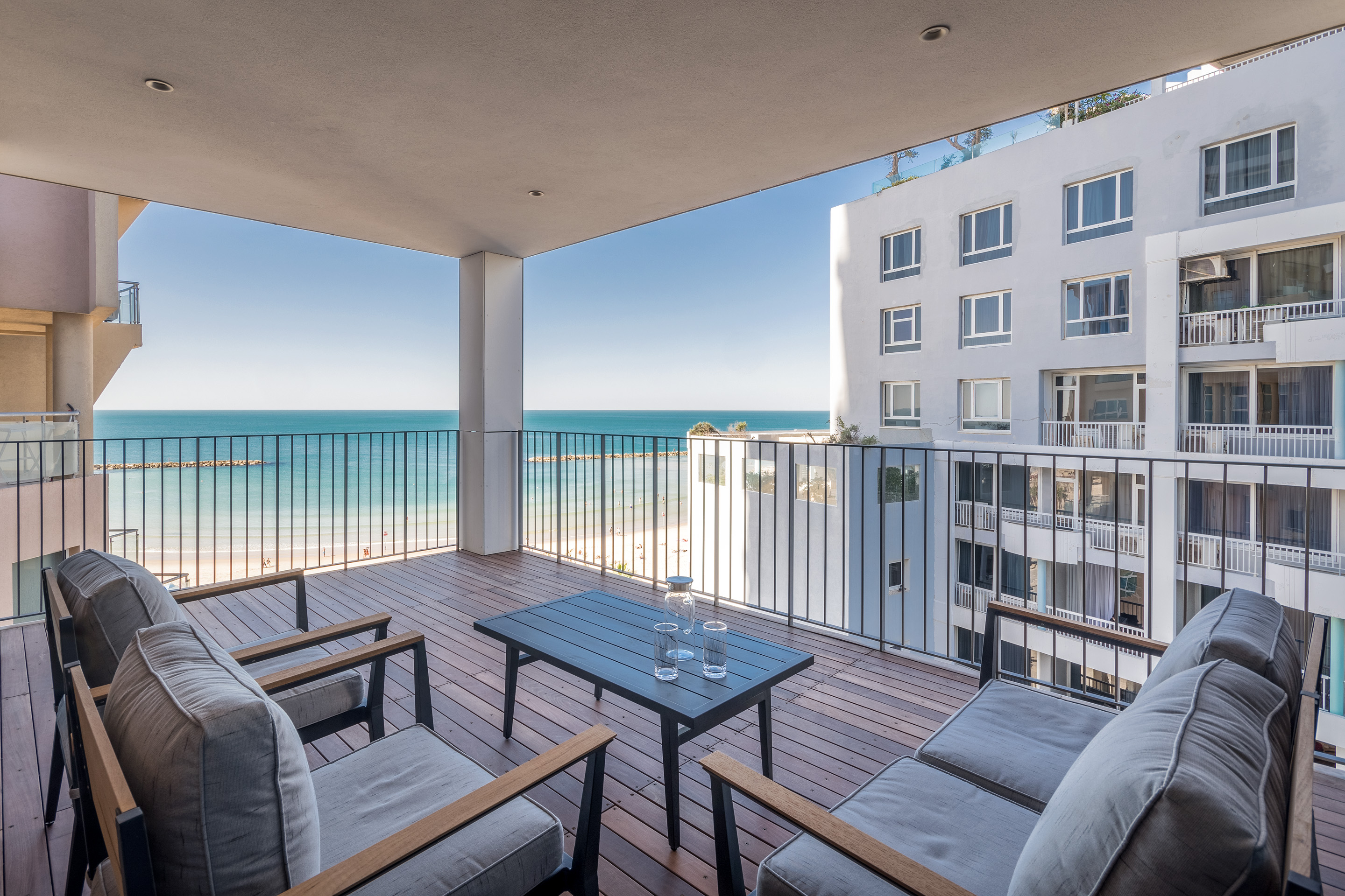 Front of Beach Trumpeldor Street Condominiums for Rent in Tel Aviv