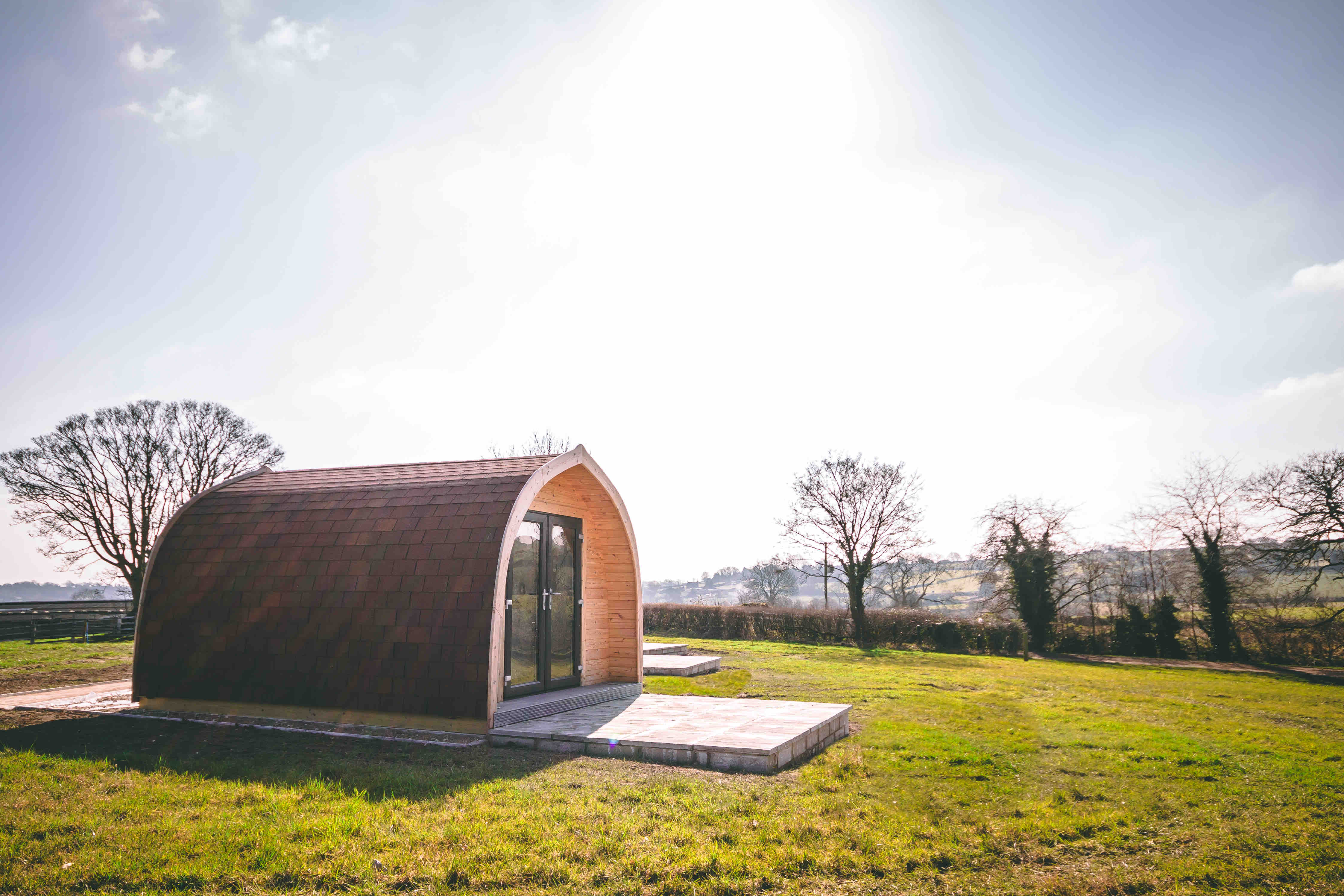 Stretton Hall Farm The Pod 1 Huts for Rent in Clay Cross, England