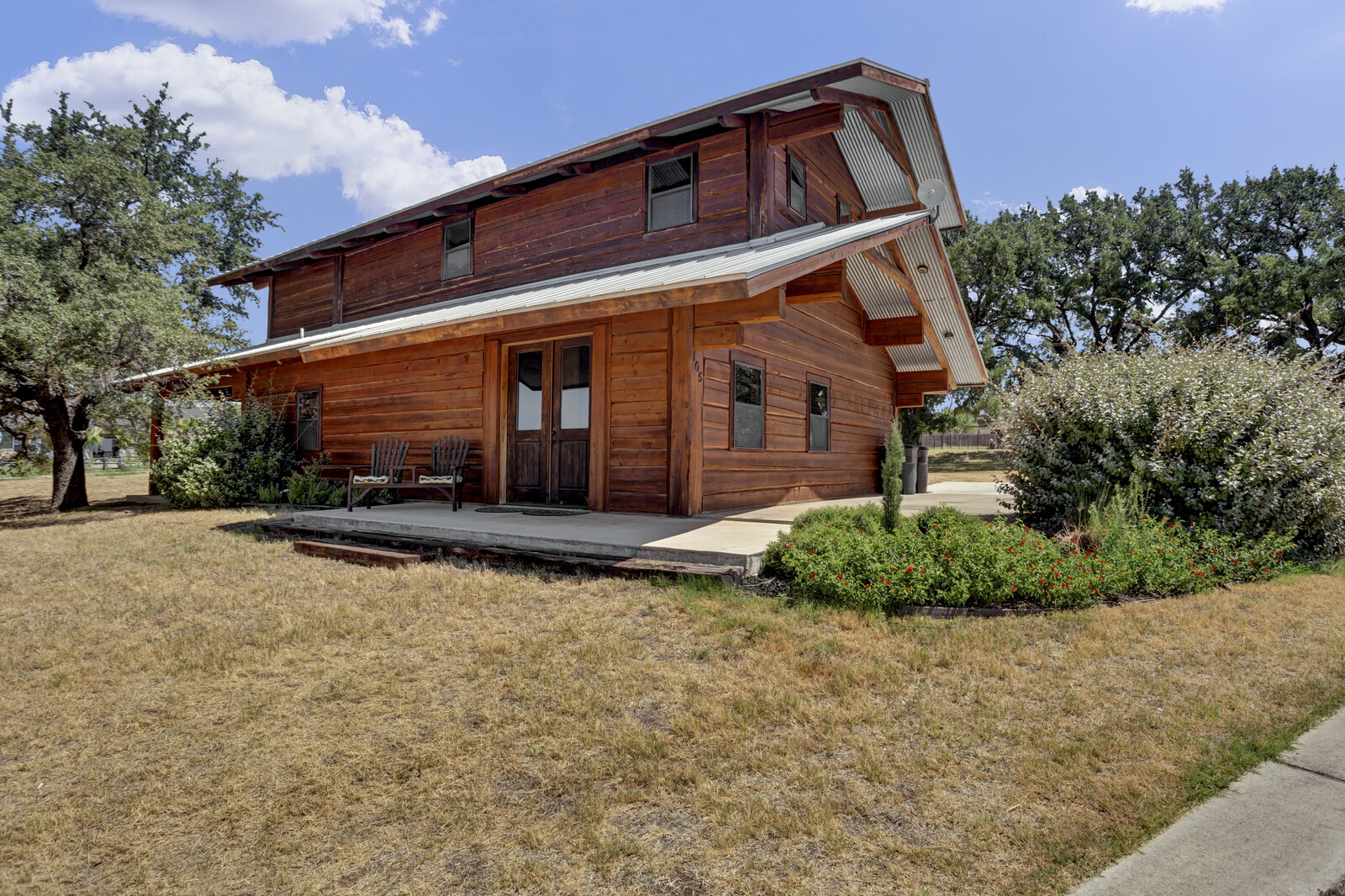 Log Cabin Home w/ Lake Access & Private Boat Ramp! Cabins for Rent in Kingsland, Texas, United