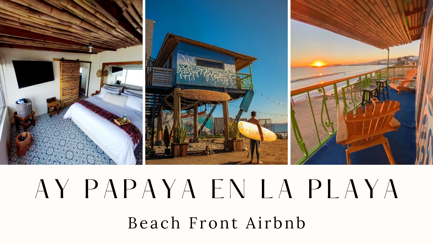 Ay Papaya en la Playa Cabin BeachAccess/Jacuzzi Cabañas en renta en
