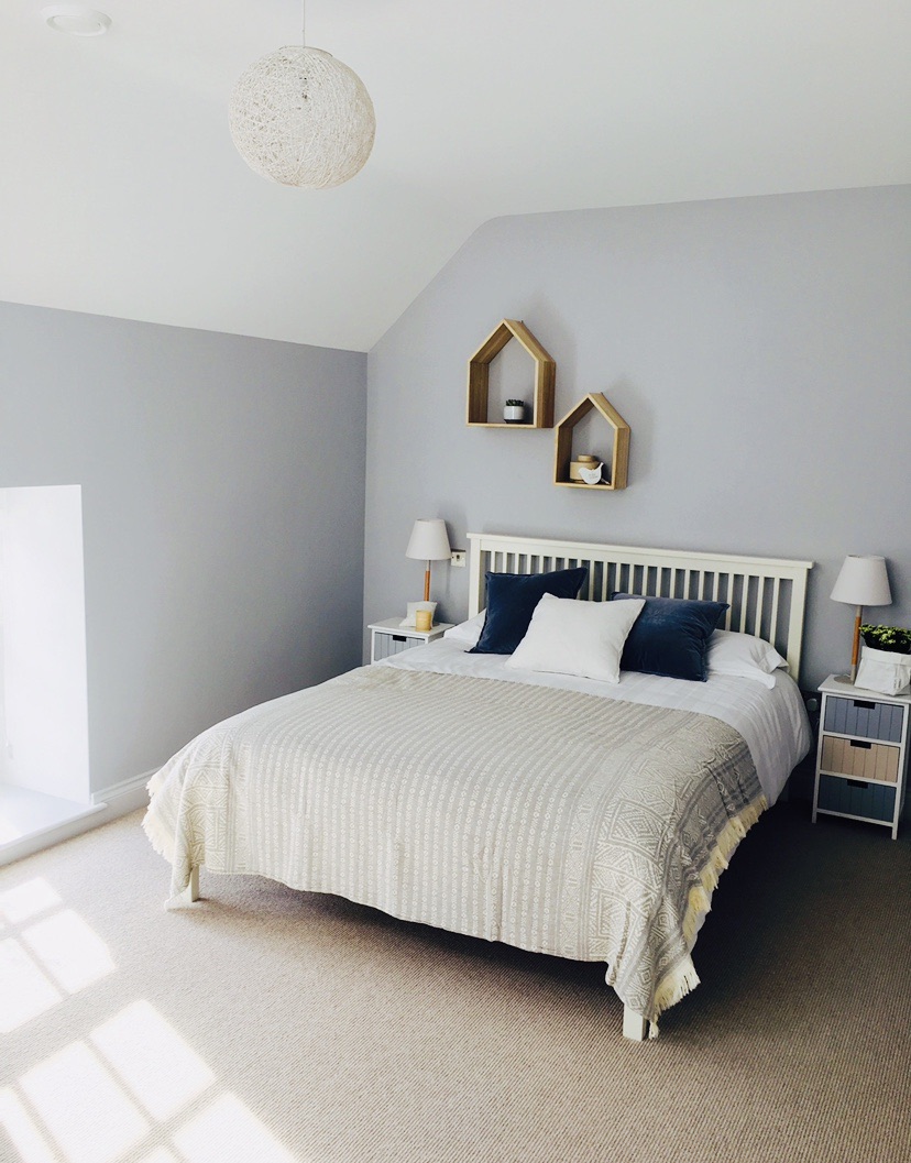Stylish room in granite farmhouse