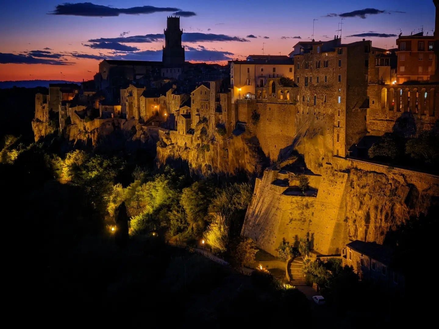 Peaking on Pitigliano !!!