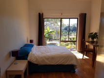 Light airy queen room in older house