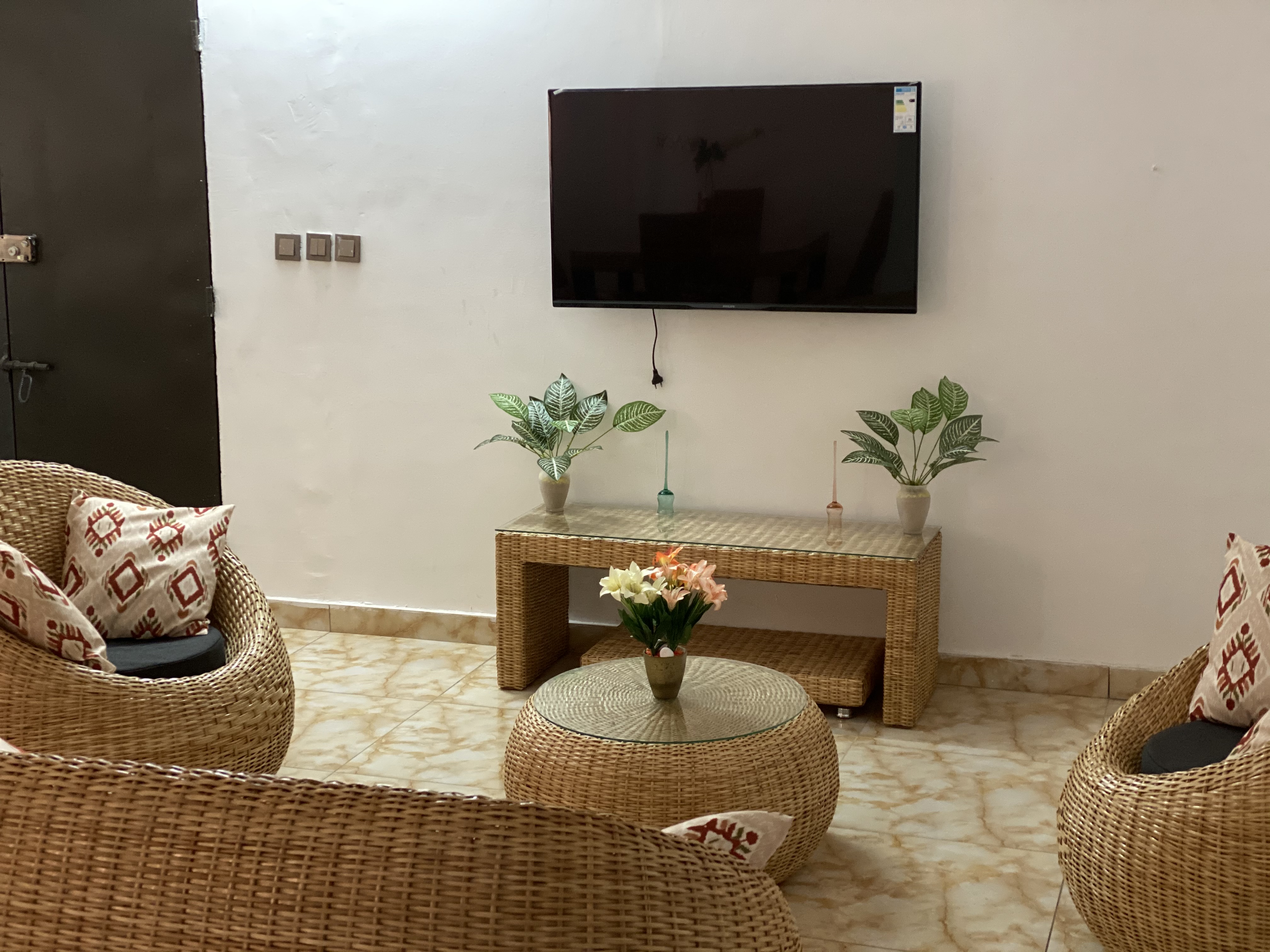 Fully furnished  and secure 3-bedroom villa
