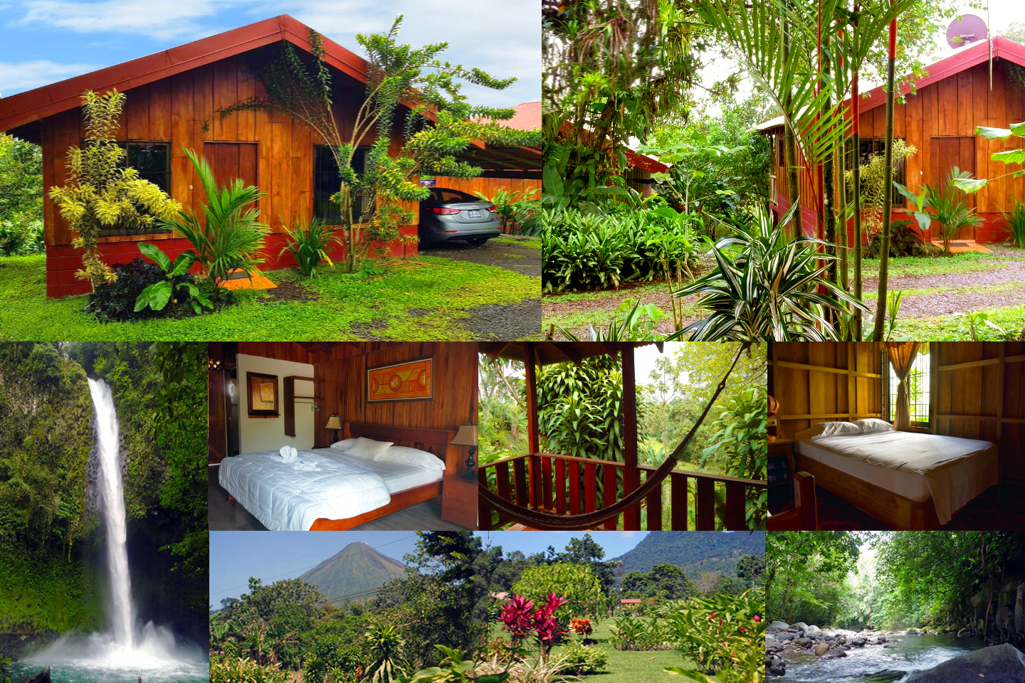 2 Bedroom Cabin (16 people) Cabins for Rent in La Fortuna, Provincia