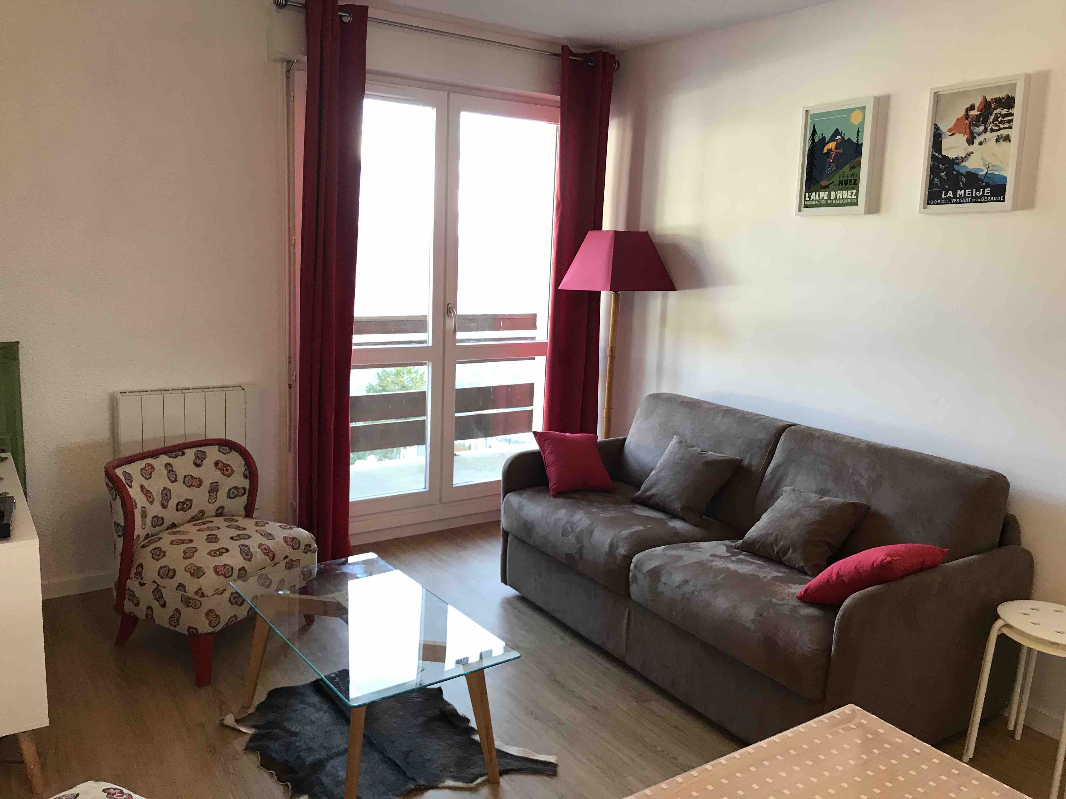 Auris/Alpe d 'huez: 38m² 6 beds 80m from the slopes