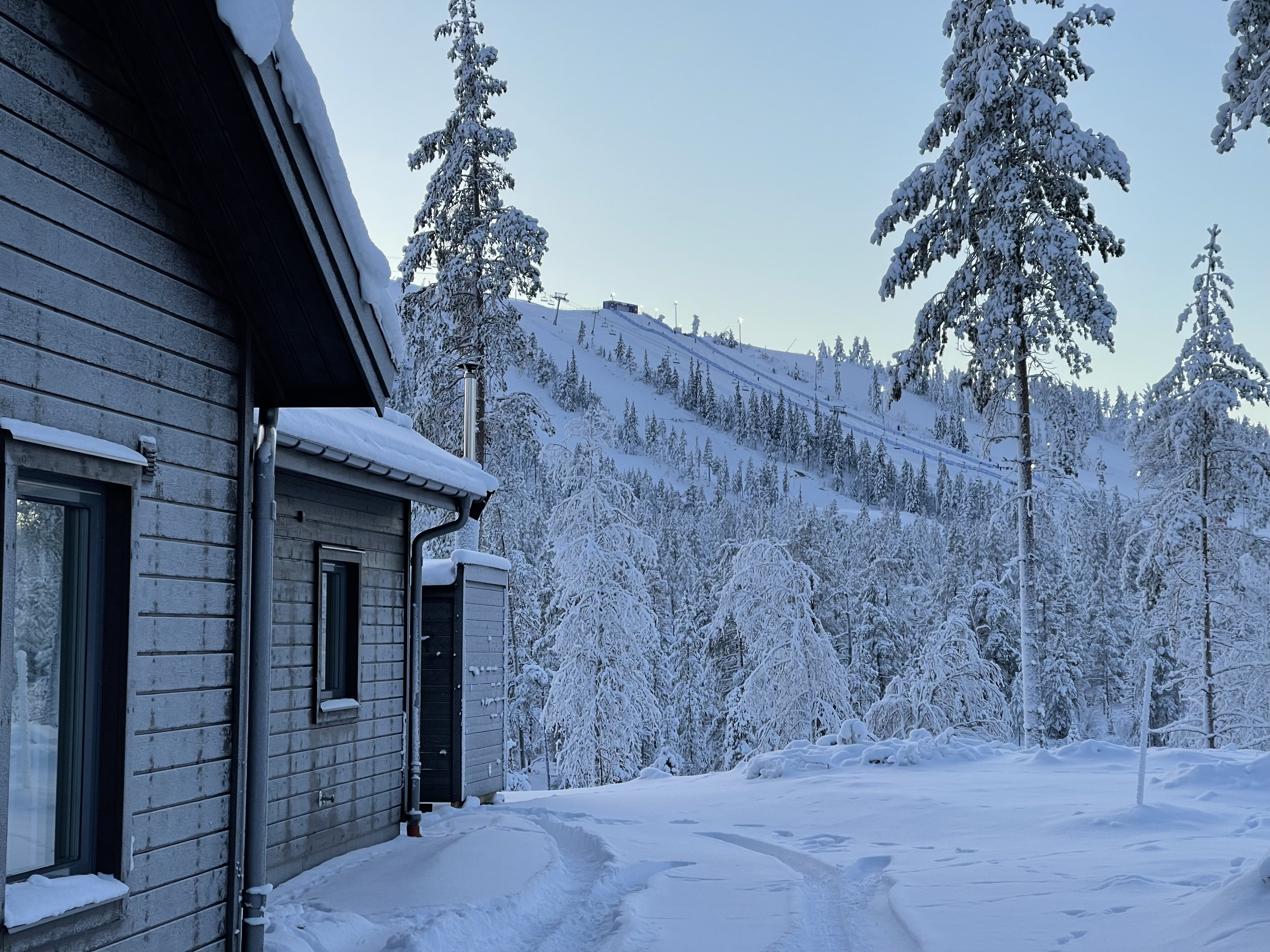 Newly built villa at Idre fjäll , in Gränjesåsbyn.