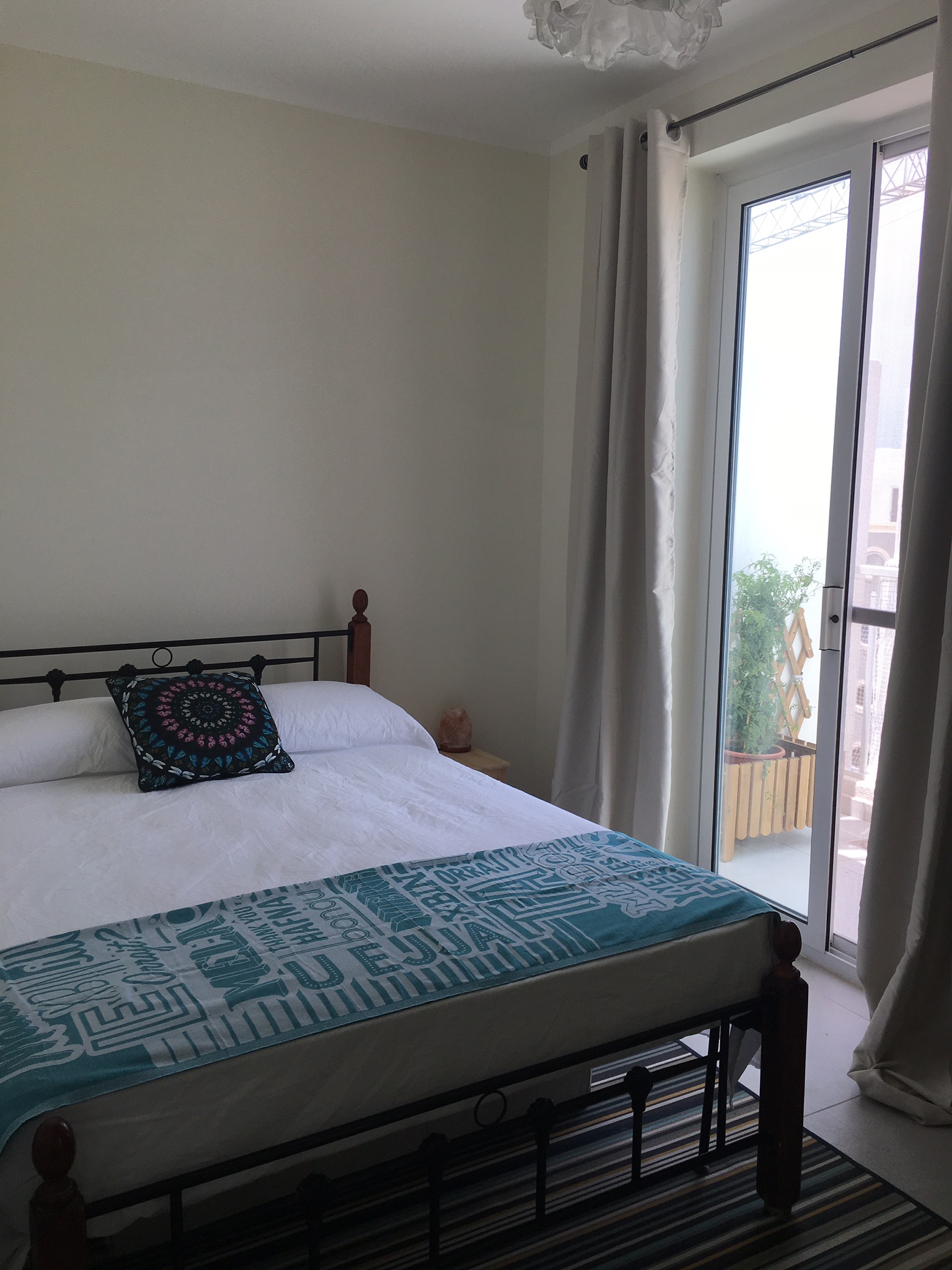 Msida Oasis: Private Balcony with view of Valletta