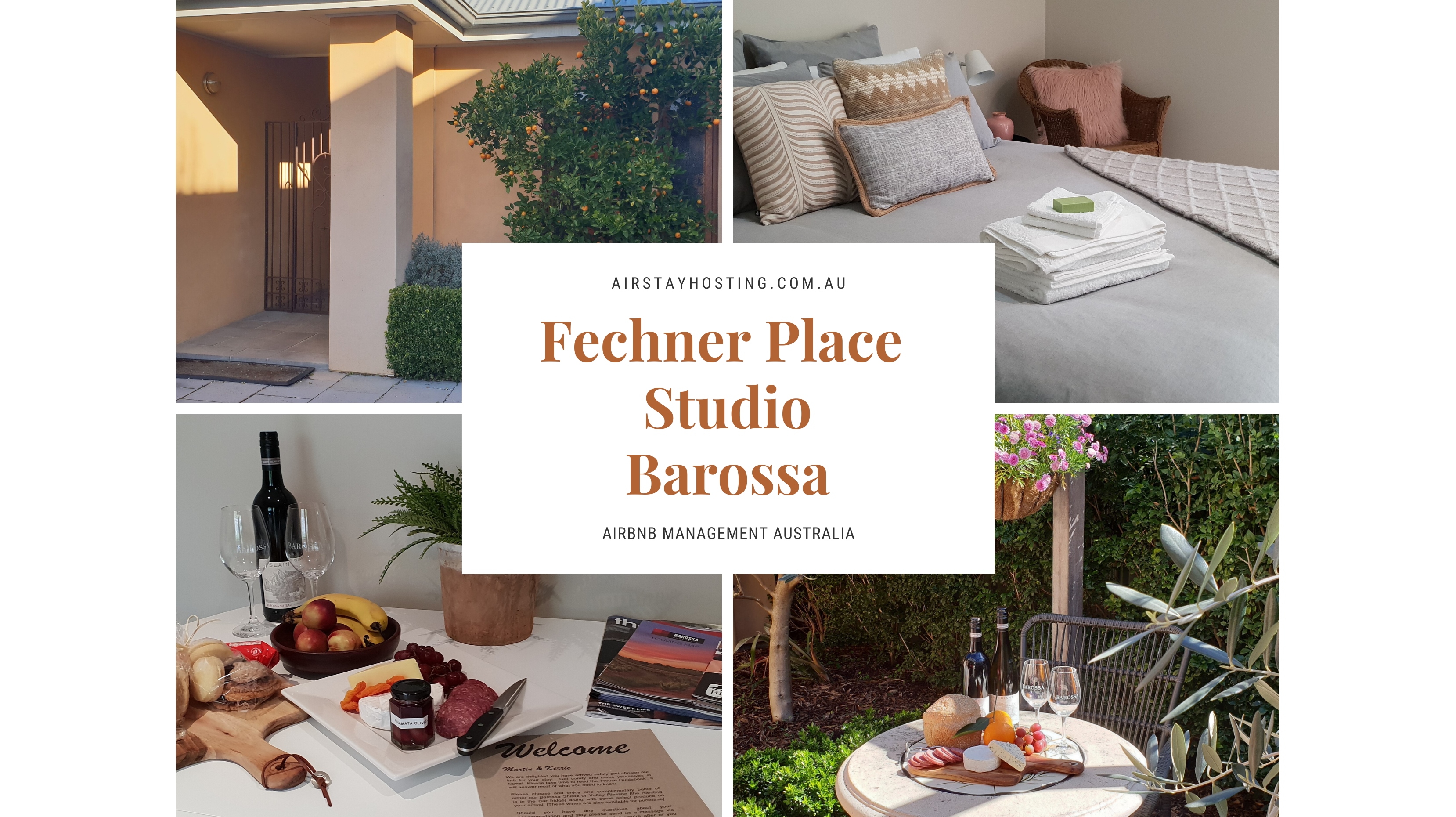Fechner Place★Barossa Studio★ 1 Bed★Breakfast★Wine in Tanunda, Barossa Valley