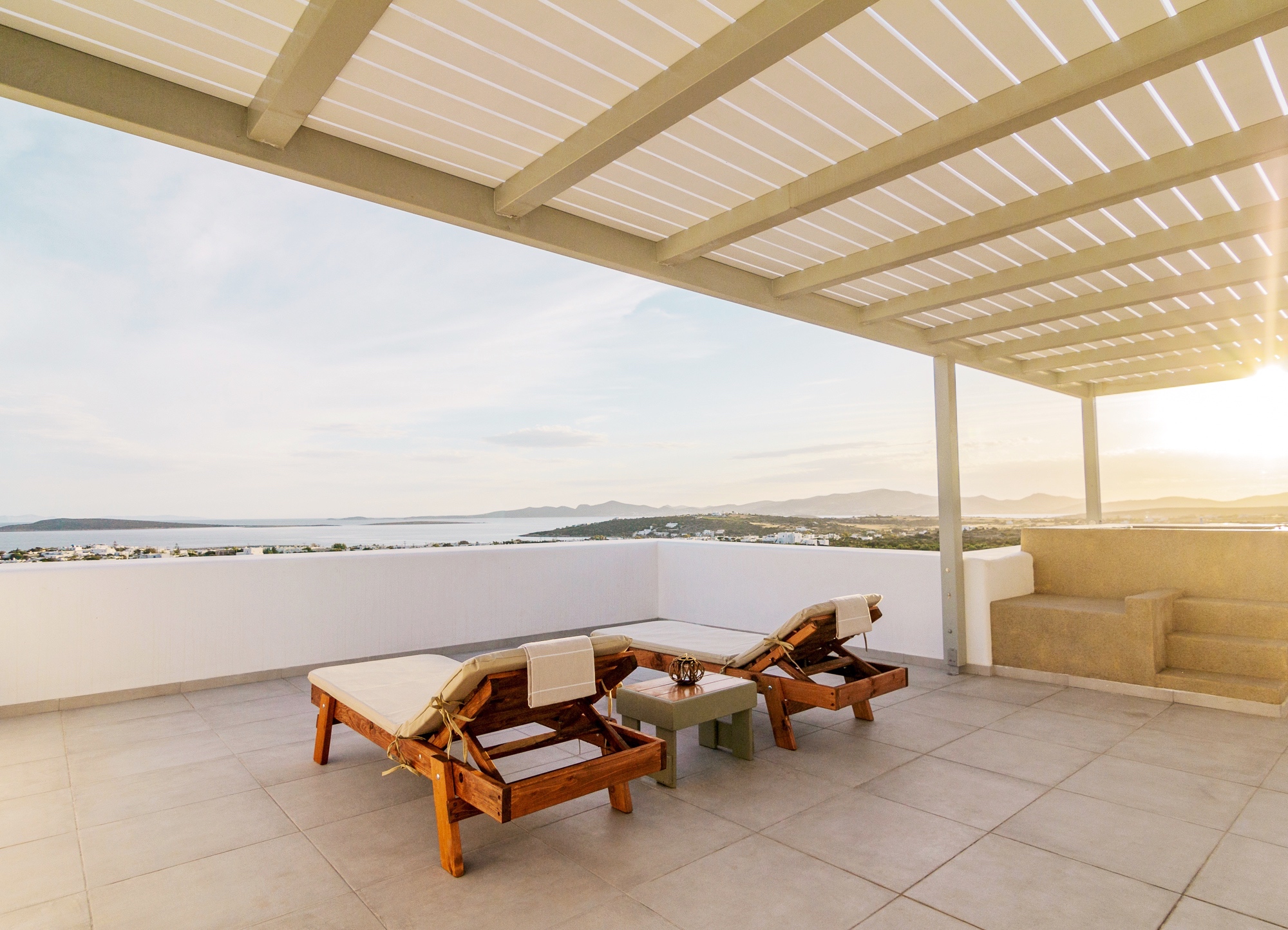 Jacuzzi  Seaview Suite 1 in Aliki with shared Pool