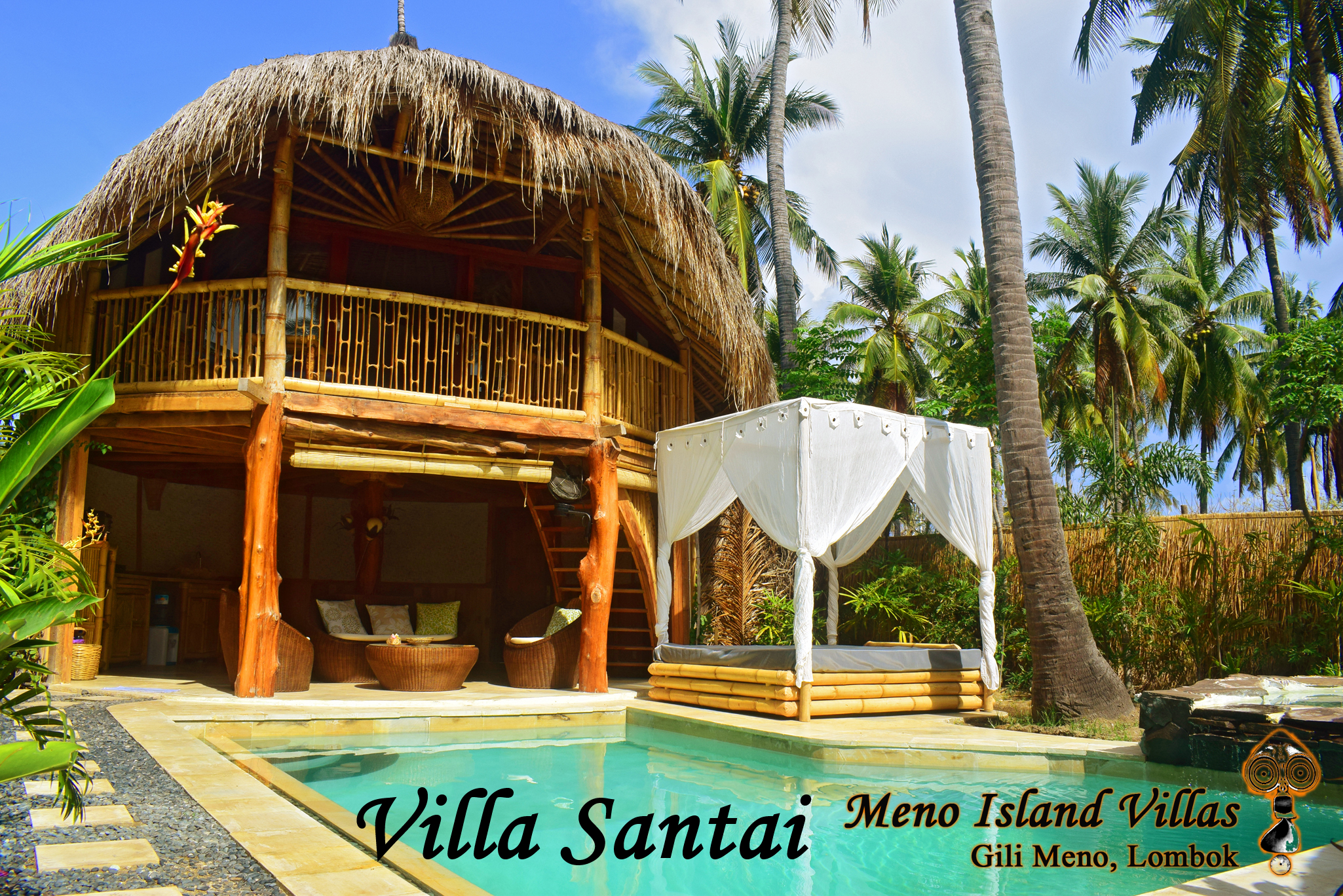 Villa Santai,@ Meno Island Villas, Gili Meno.