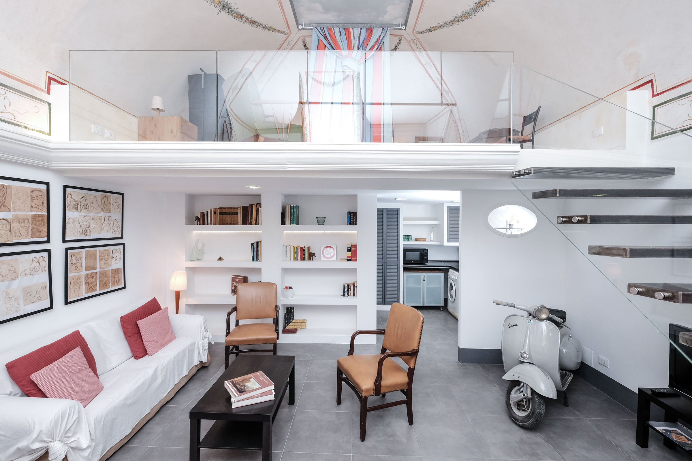 Beautiful Art Loft Trastevere in I Centro Storico, Rome