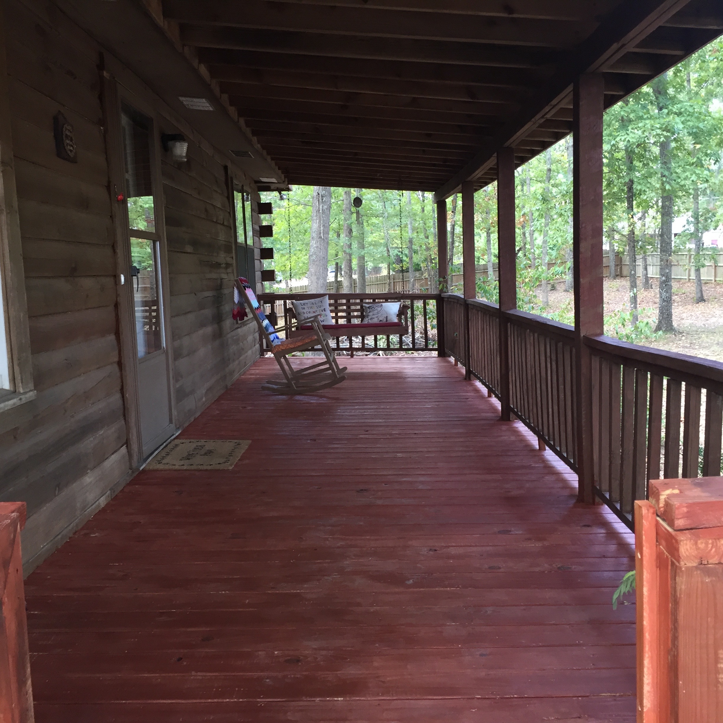 Log Cabin on wooded acre Cabins for Rent in Tuscumbia, Alabama