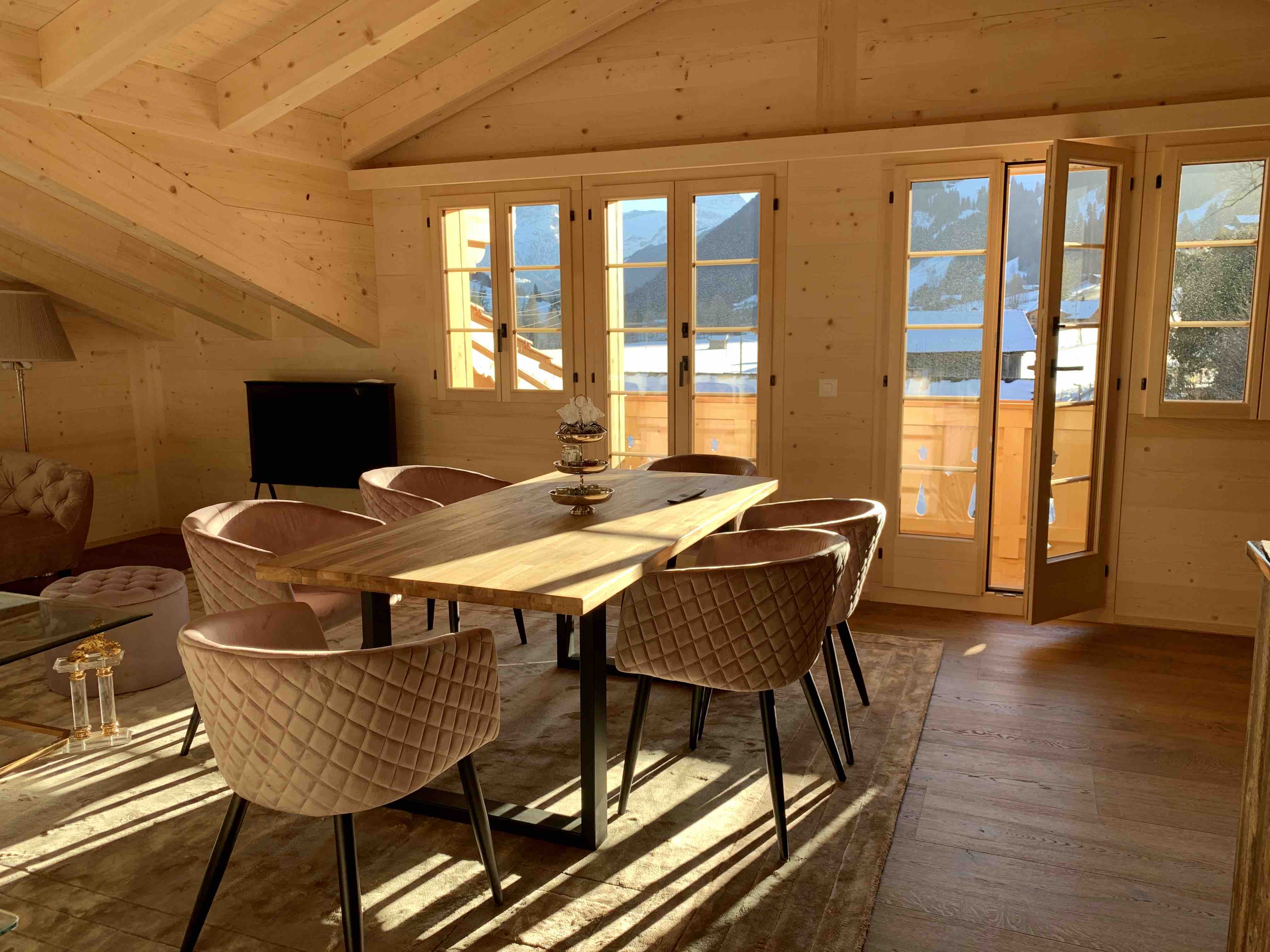 Penthouse In A Brand New 5 Family Chalet In Gstaad Apartments For Rent In Gstaad Be Switzerland