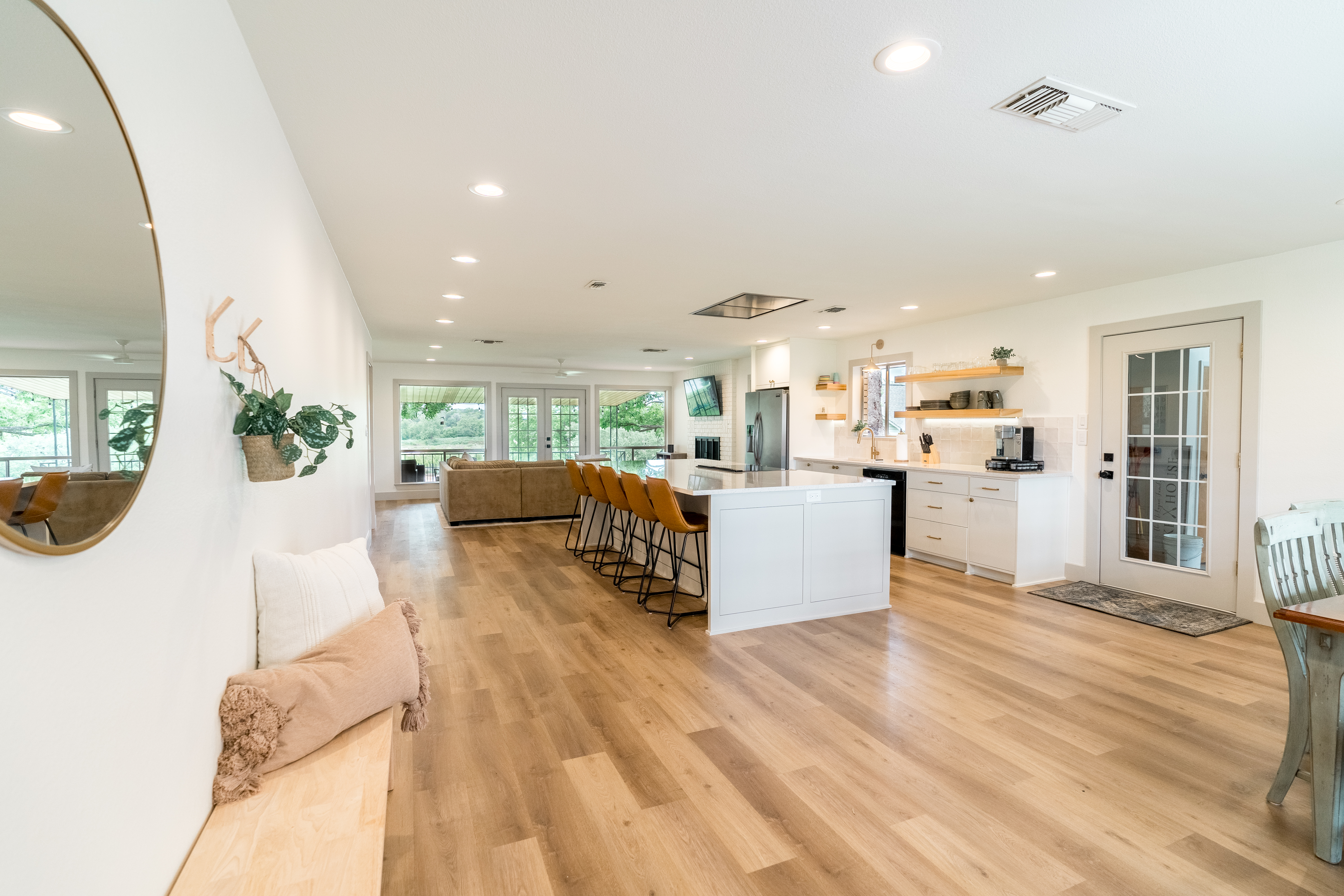 Modern Waterfront Home on Llano Arm of Lake LBJ