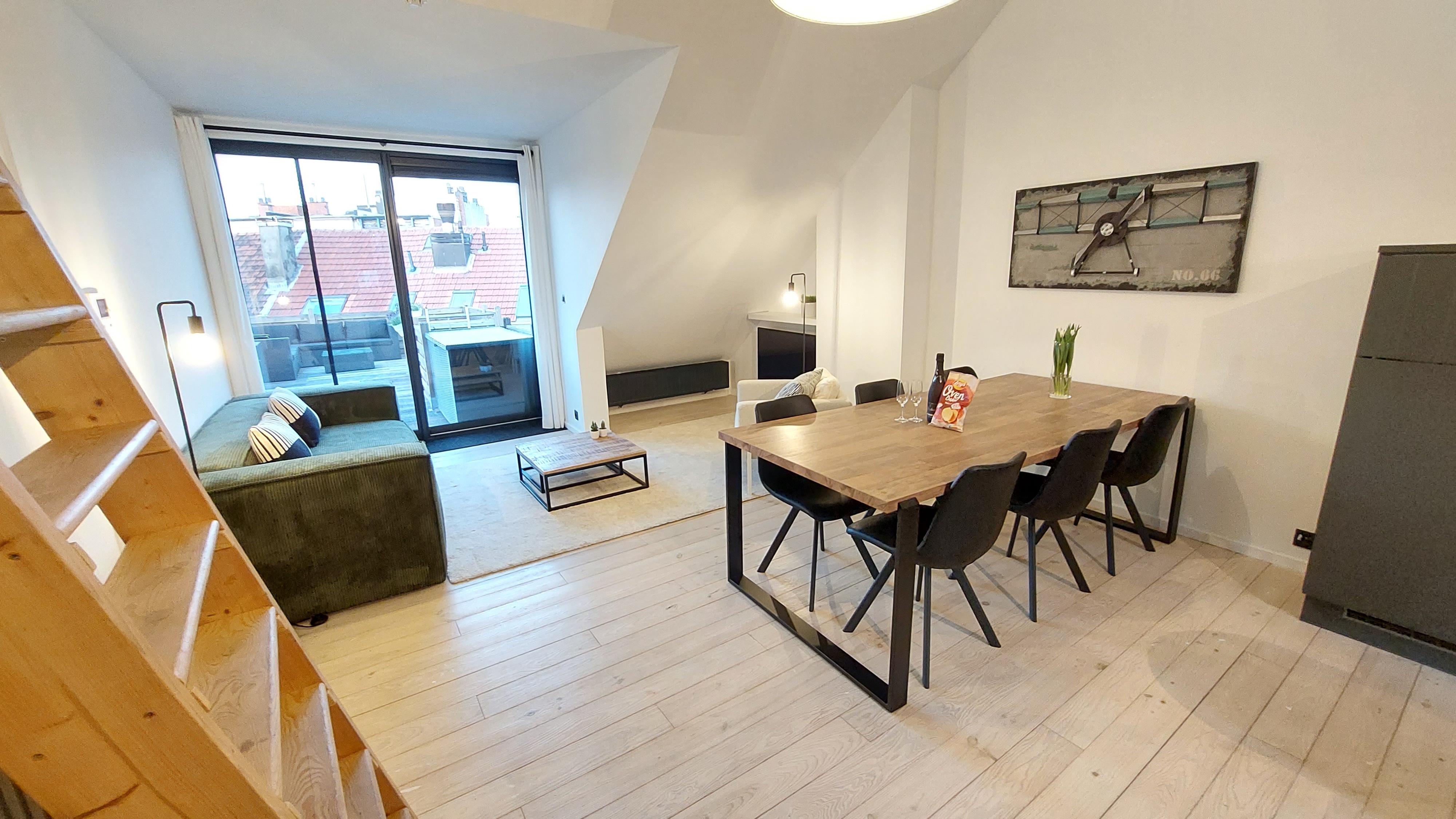 Rooftop Apartment with Terrace in Amandus - Atheneum, Antwerp