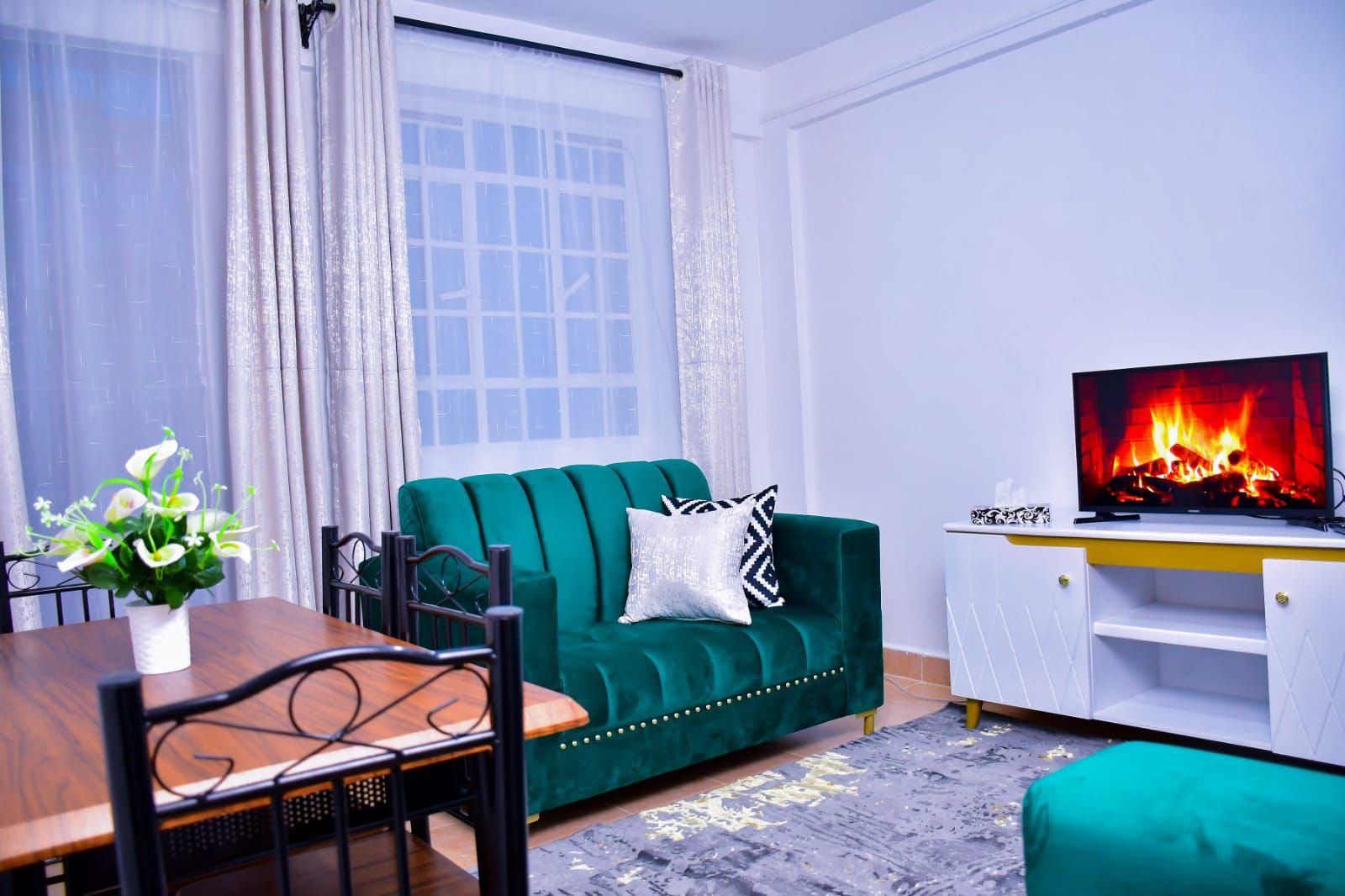 At home with ferrum 1 bedroom serviced apartment.