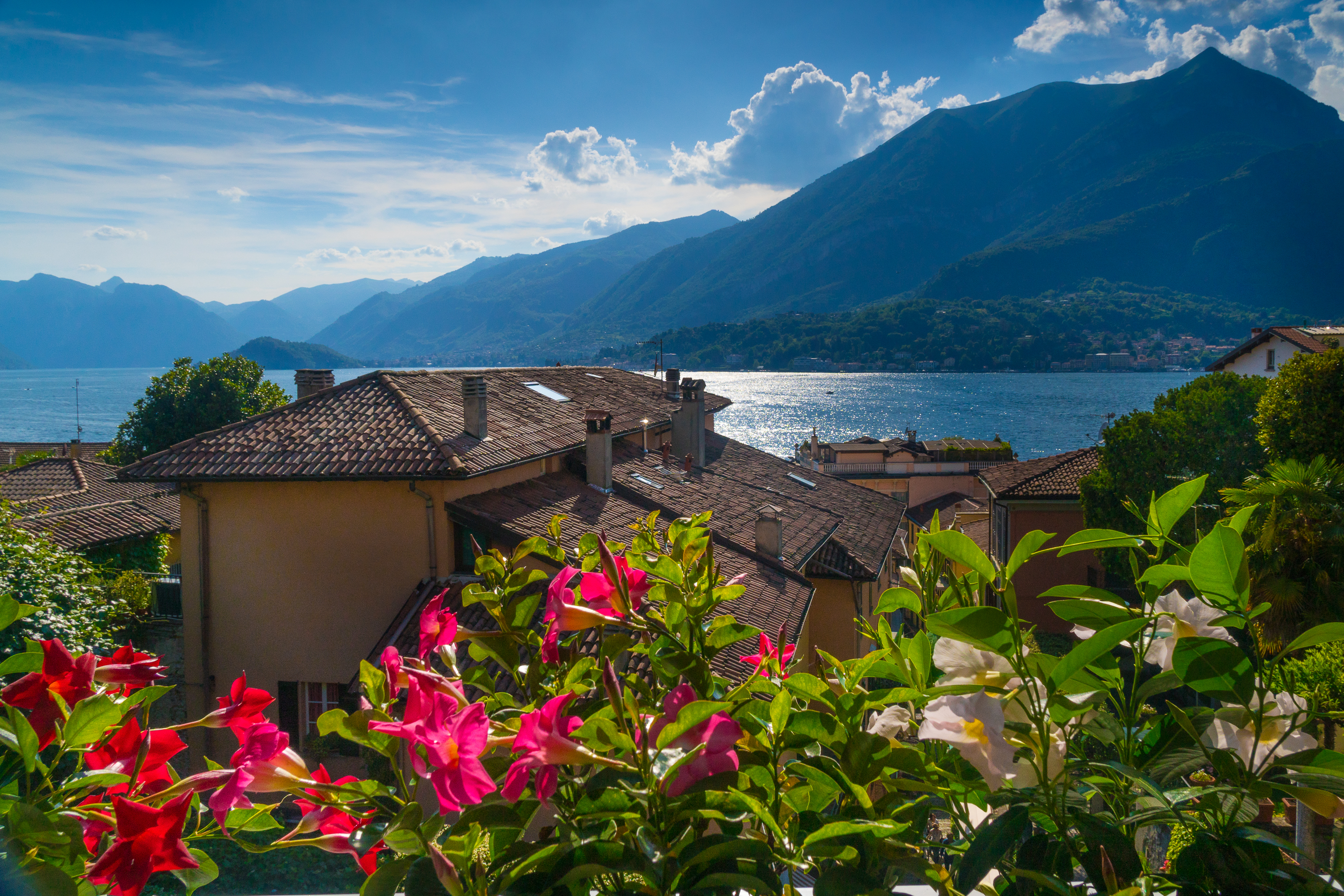 BELLAGIO'S SUNSET Apt terrace, magnificent view