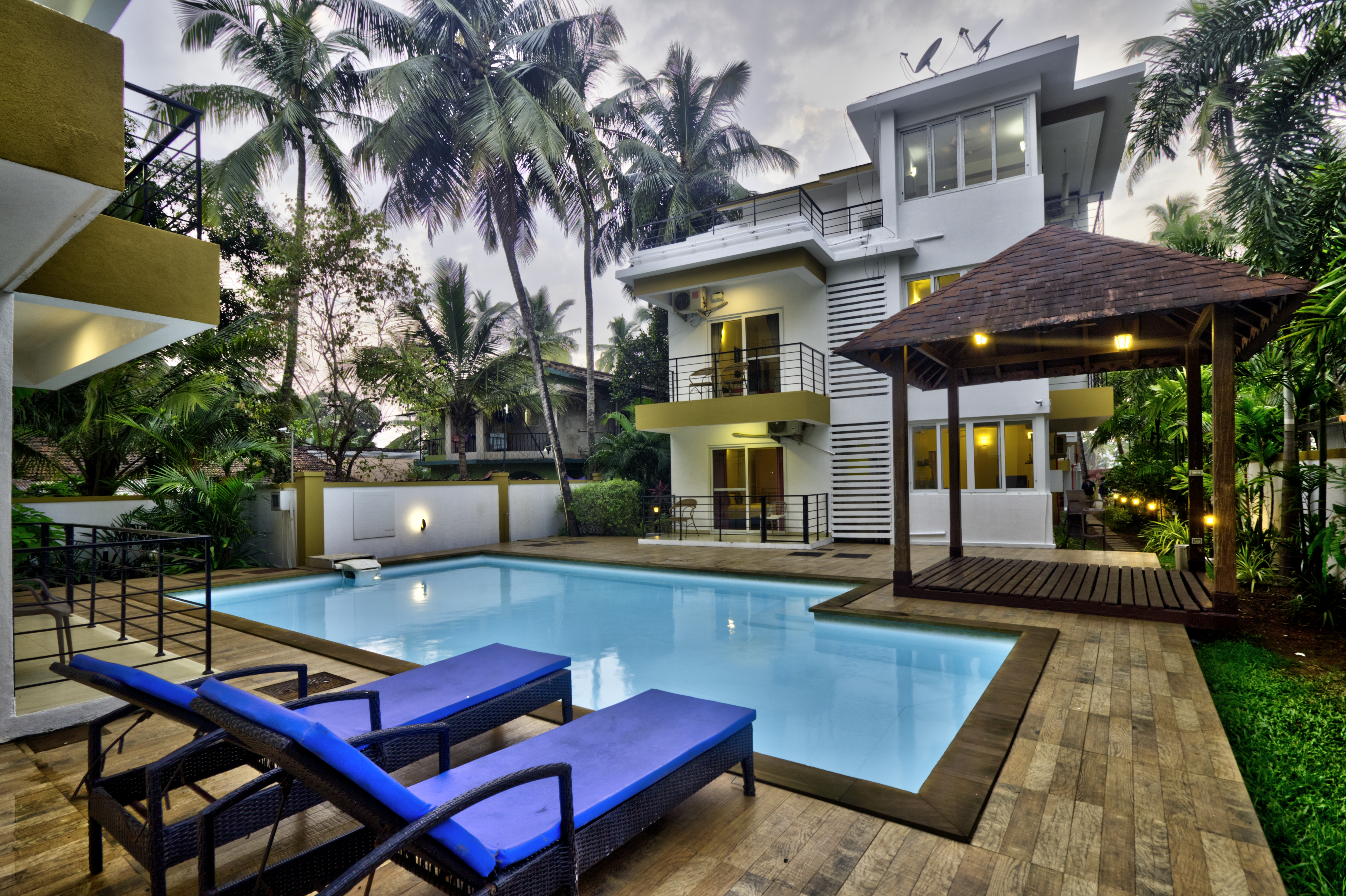 2 BR Pool view Apartment in Arpora, near Baga-BG 1