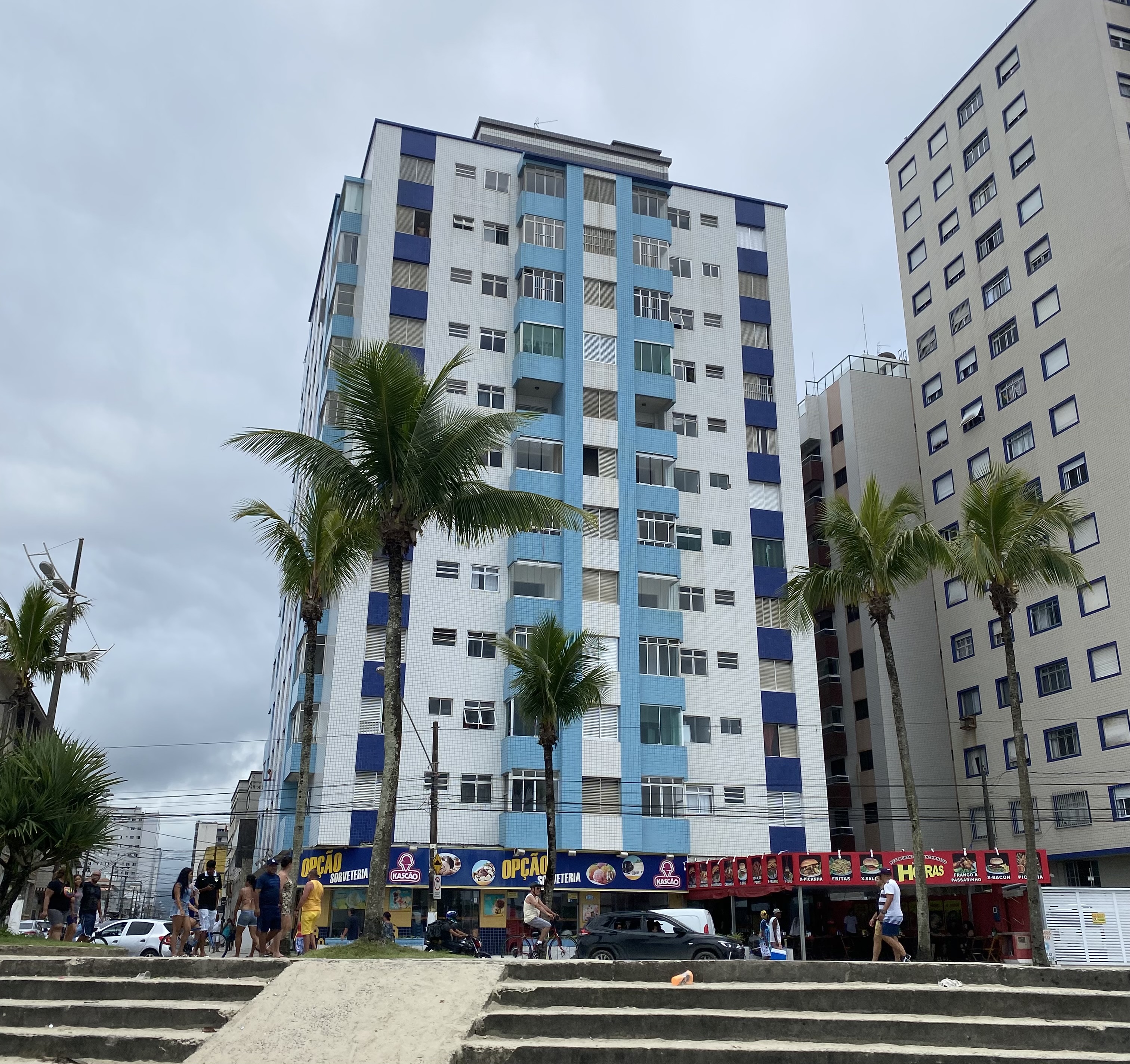 Apartment on the sea front (Praia Grande -Ocian)