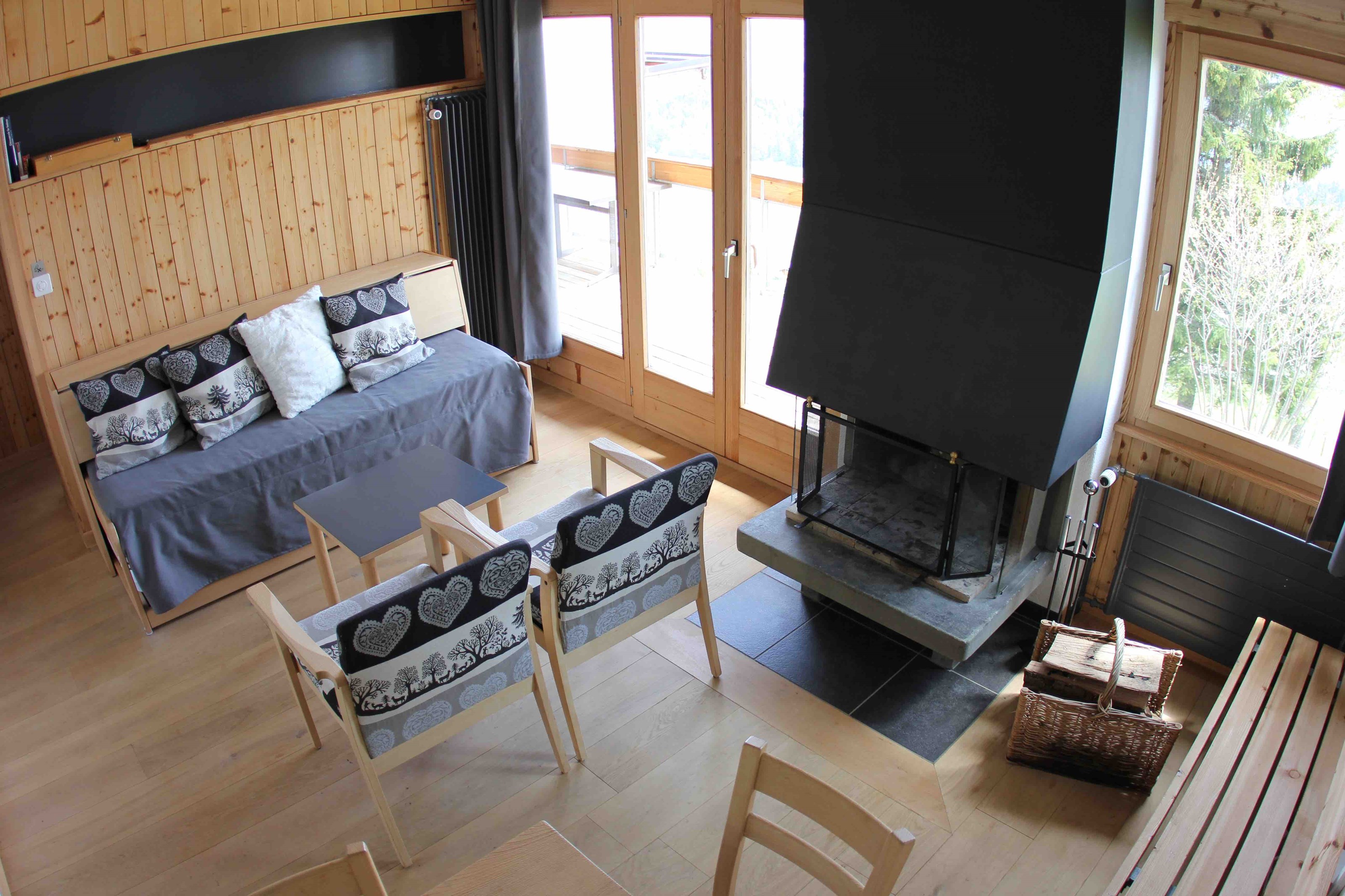 On the ski slops  Small Cosy Chalet Week