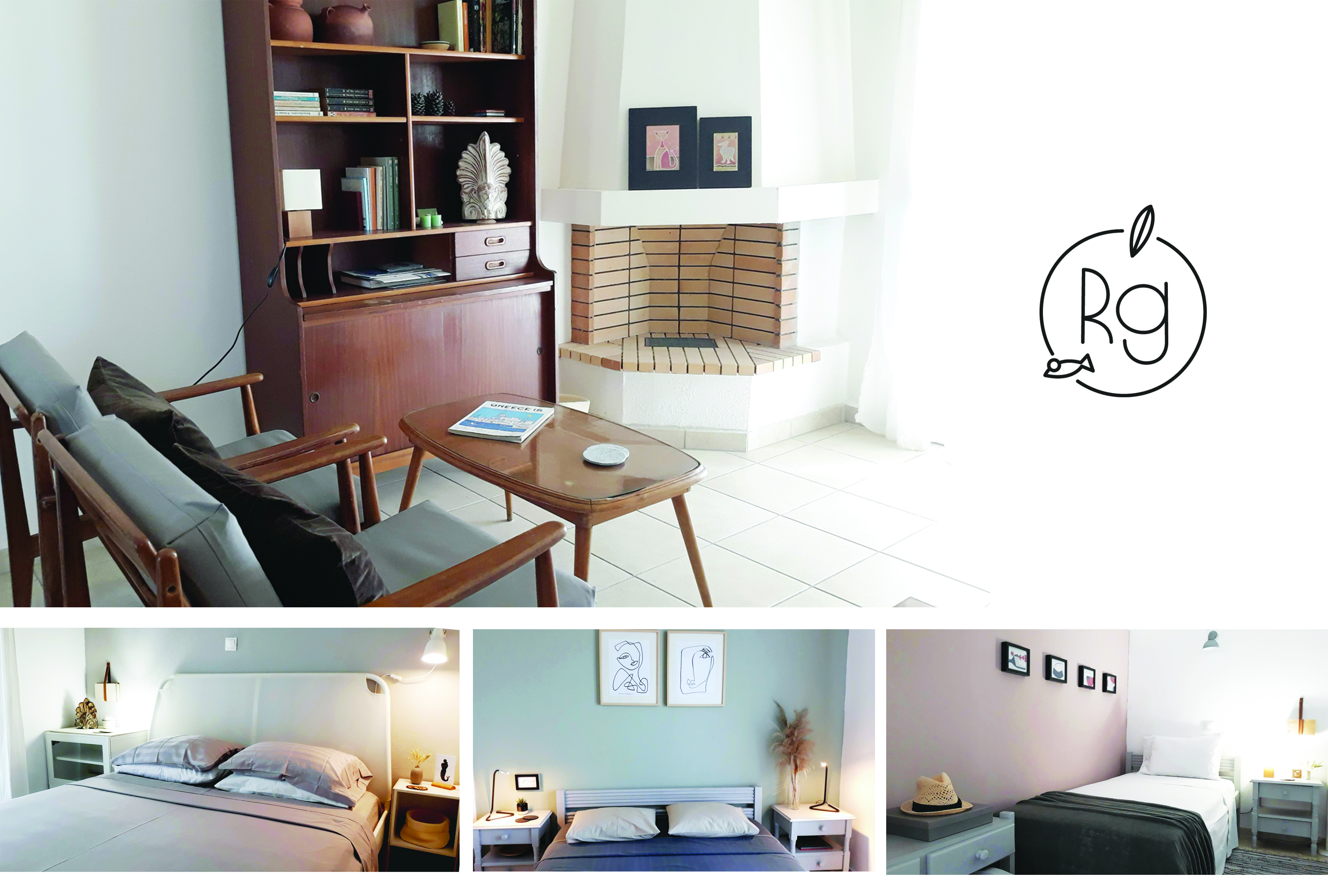 Calm & airy beach house apartment, Nikiti (3BD)