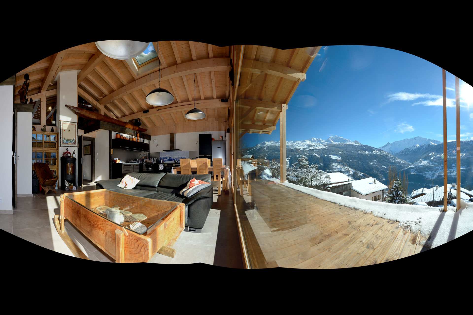 La Case à Kio, B&B, bedroom Mao, facing Les Arcs