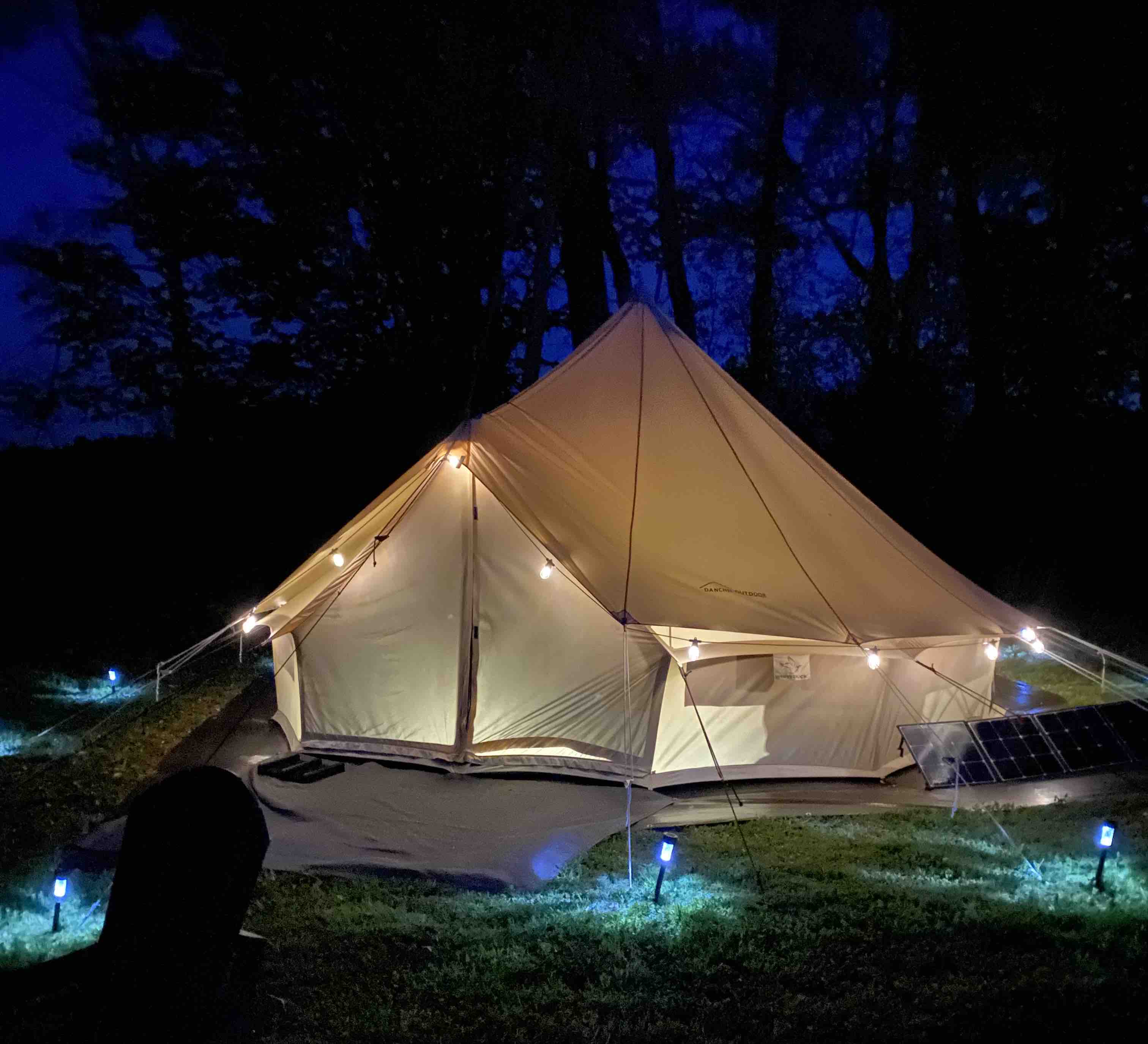 Yurt 4 tent at My Friends Place