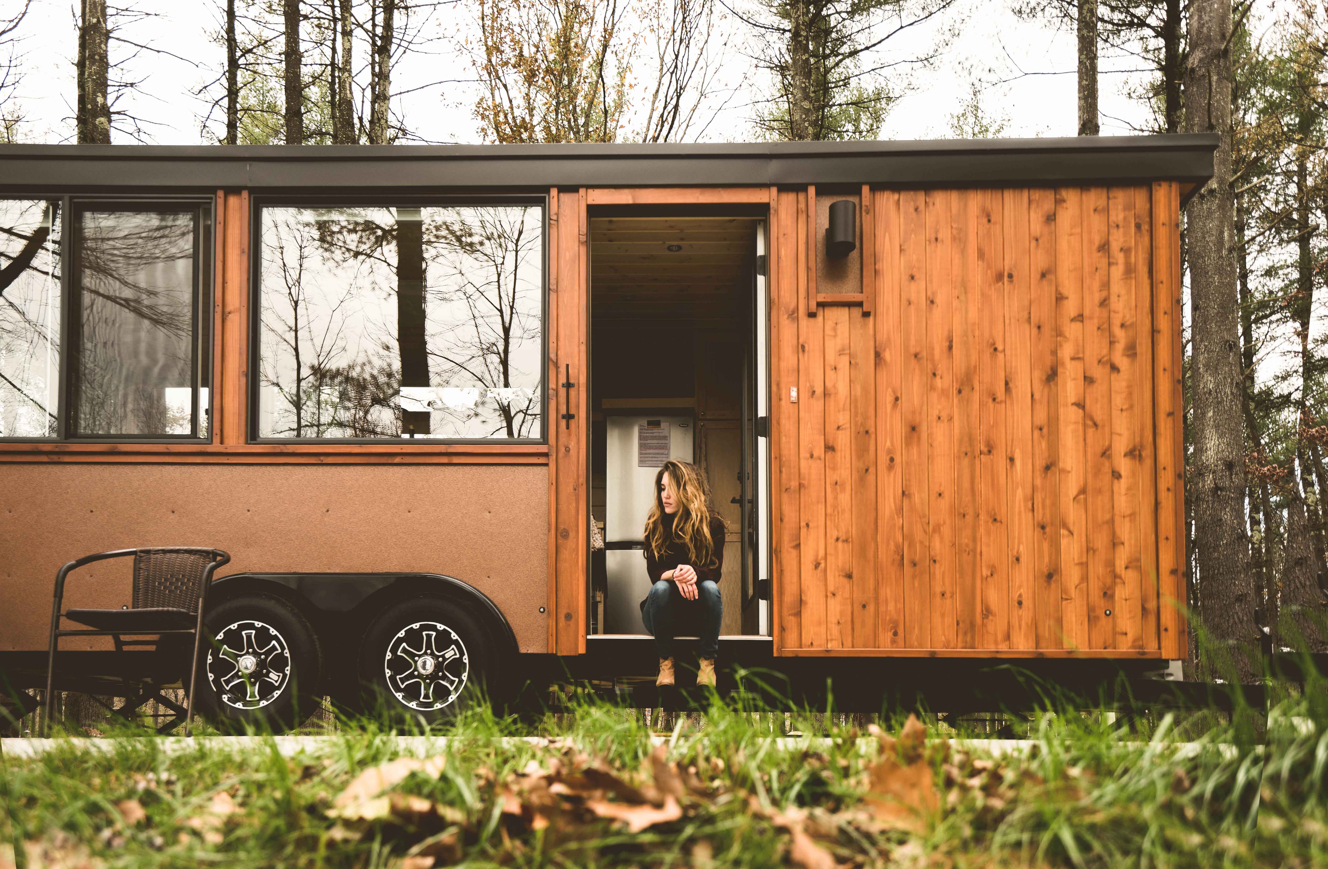 Vista A Tiny Glass House Overlooking the Catskill Cabins for Rent in