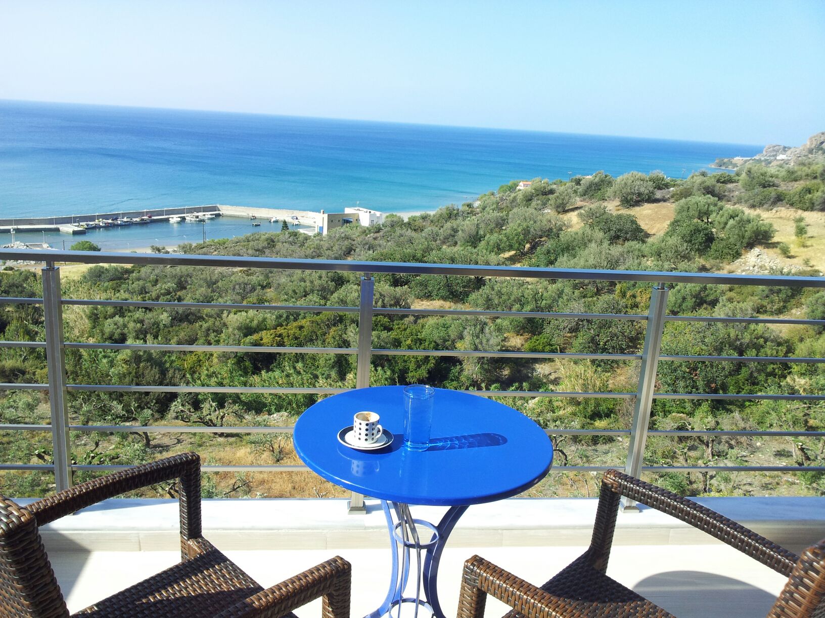 Sea-view studio in Kastri/Keratok in Βιάννου, Crete