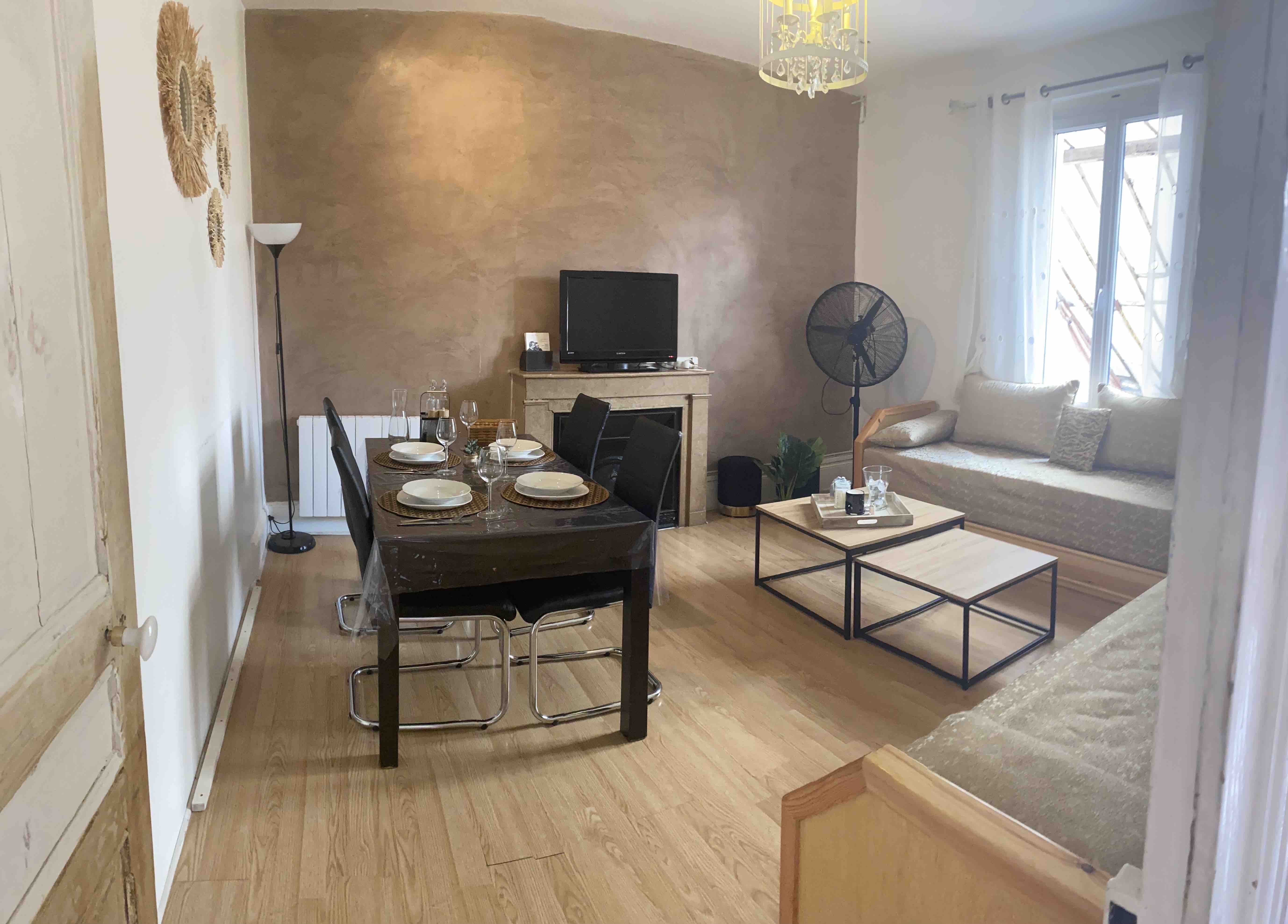 Spacious apartment on the 1st floor of a house