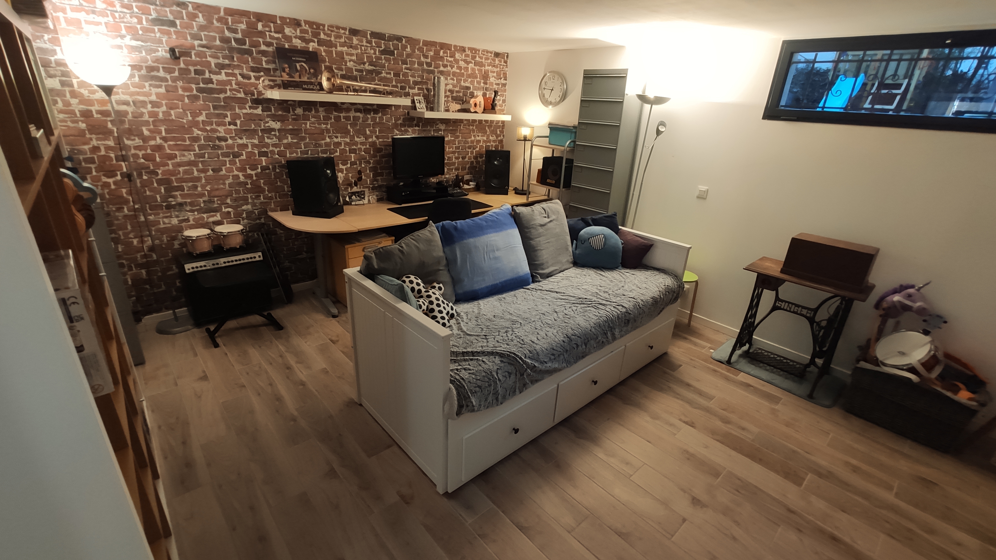 Large bedroom and shower room