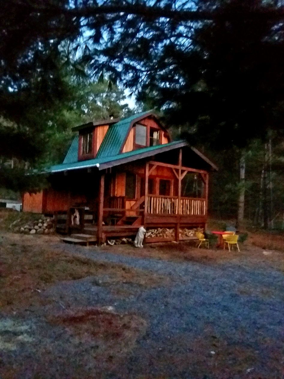 Lion's Den Cabin at The King's Pines Cabins for Rent in Croghan, New