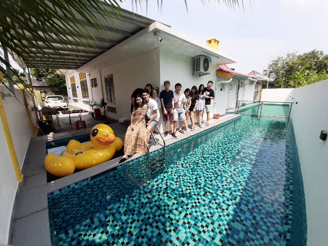 Baba Nyonya House - Private Swimming Pool@12 pax - Villas for Rent 