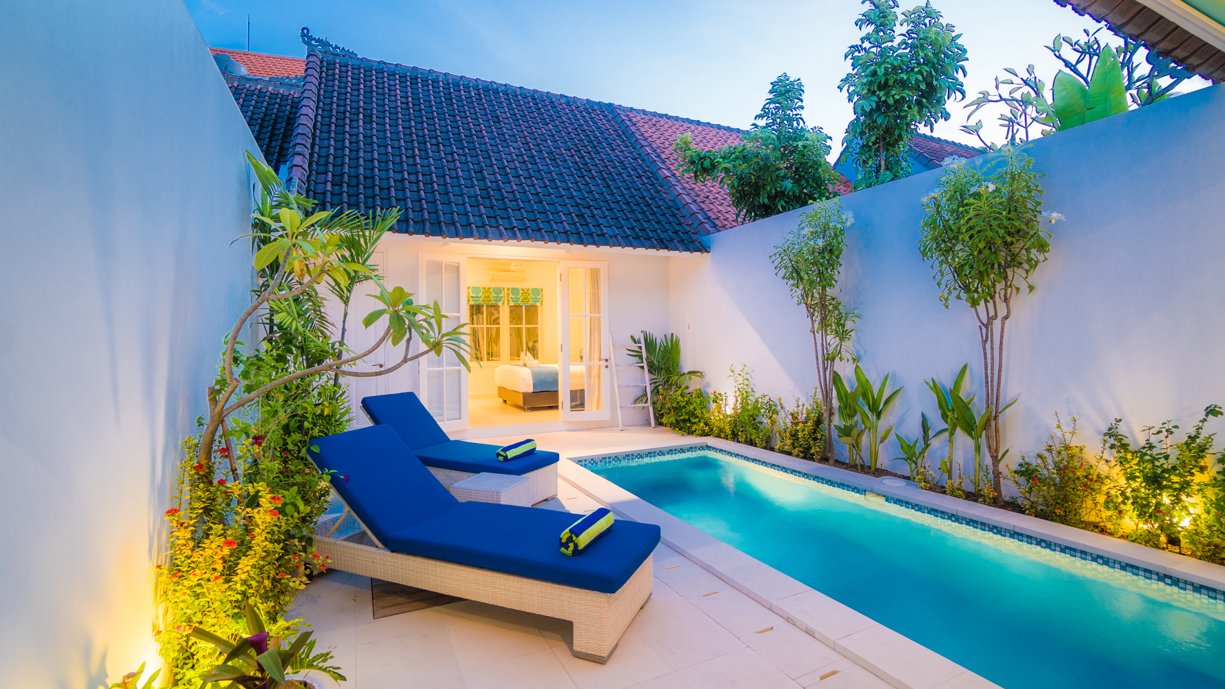 to Bali Promo! 1br villa walking to beach Apartments for Rent