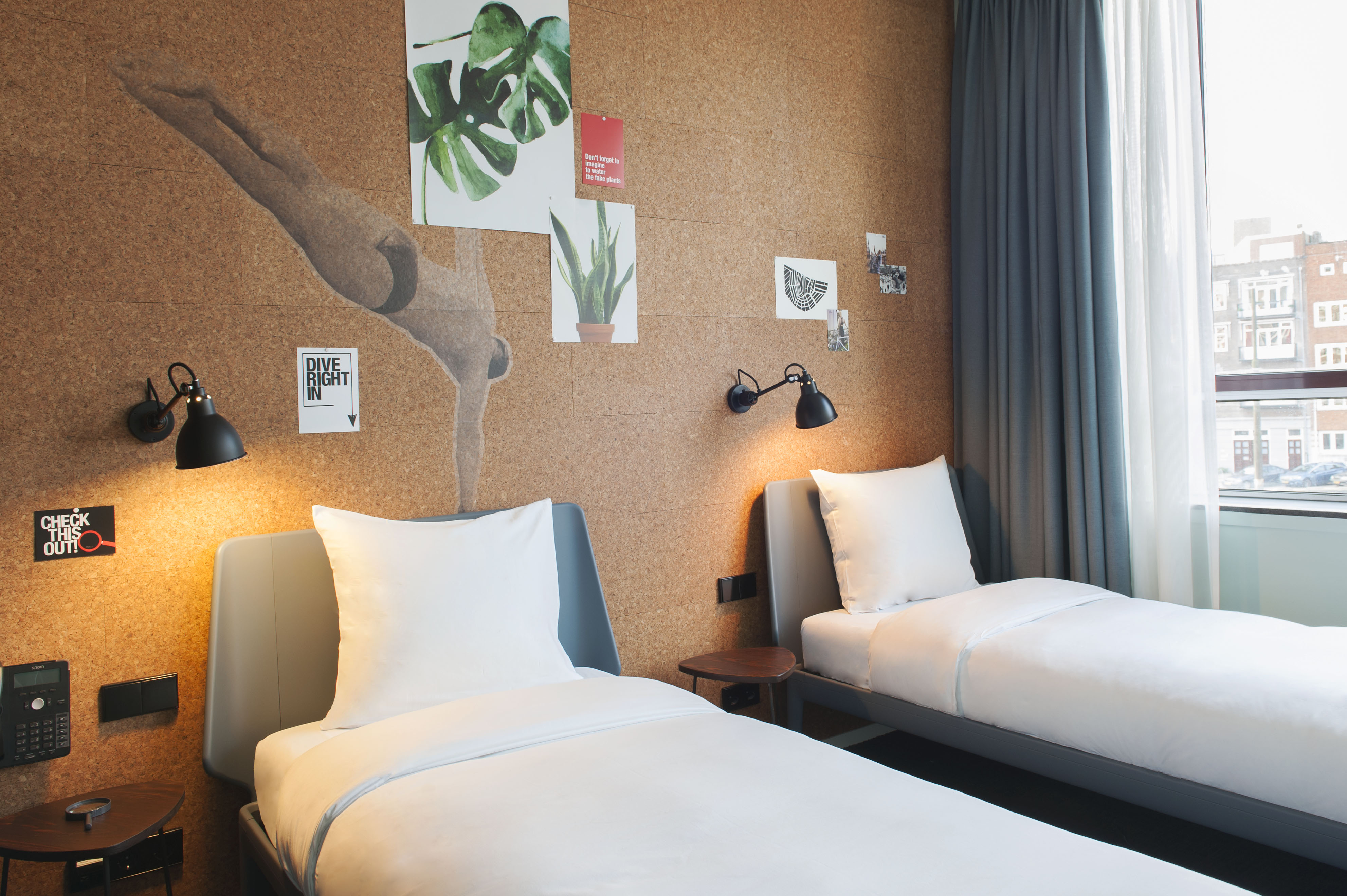 Eco-friendly 2 Single Beds Room by Vondelpark — Amsterdam stay