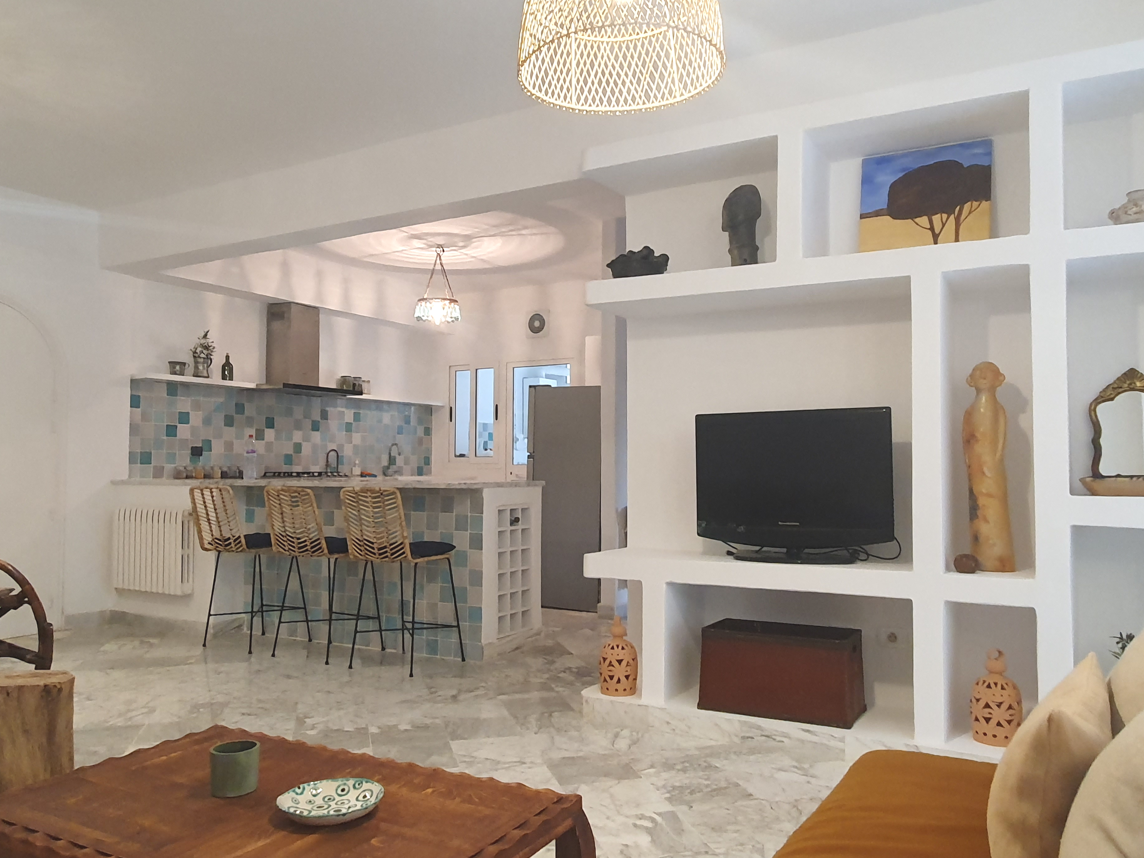 Warm Modern Apt with Seaside Garden