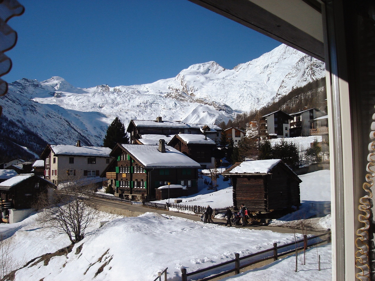 Saas Fee Apartment, stunning views.