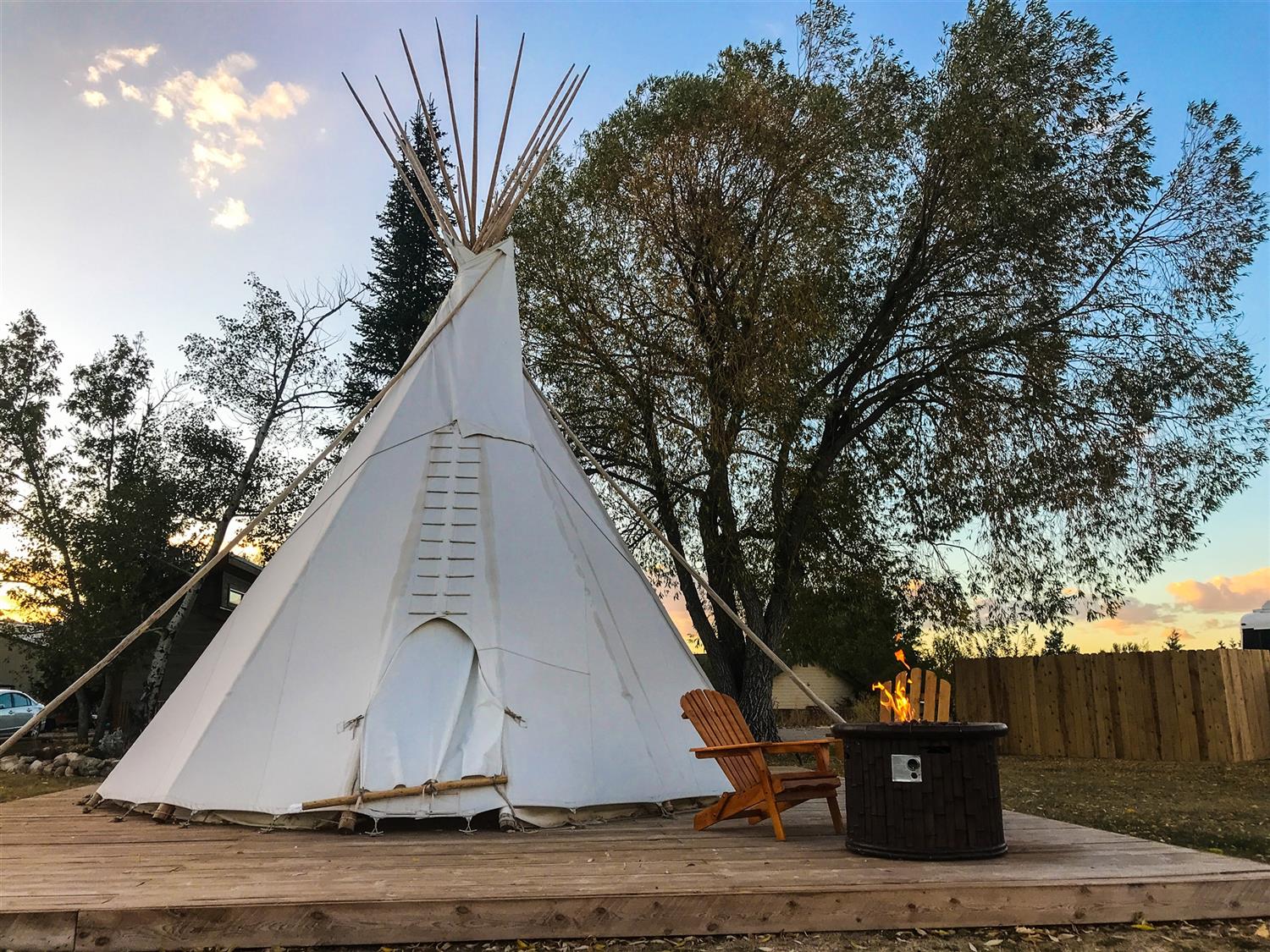 DOBLE INDIVIDUAL TIPI Teton Valley Resort Airbnb