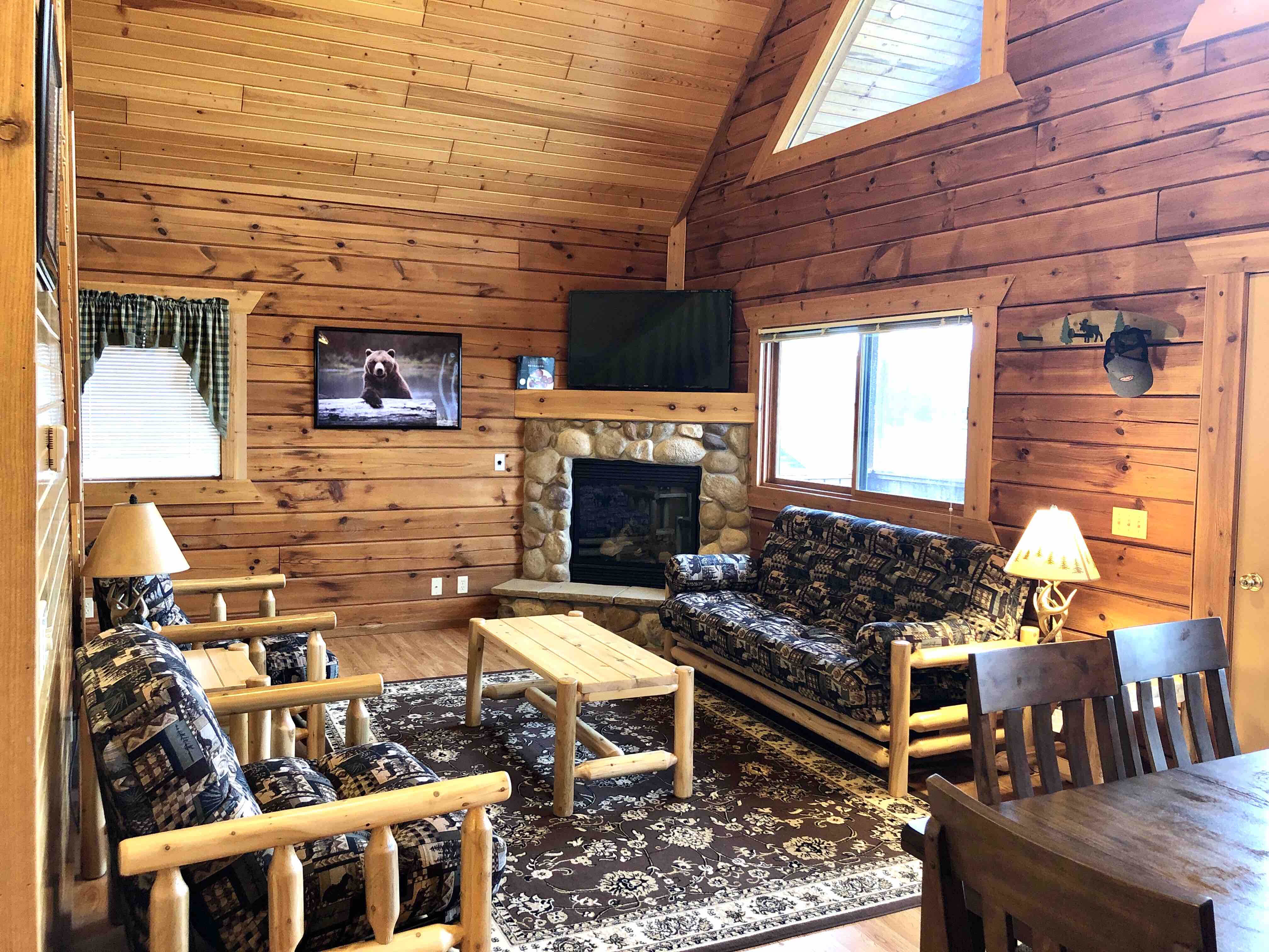 Double Unit Cabin near Waterparks & ATV Trails Cabins for Rent in
