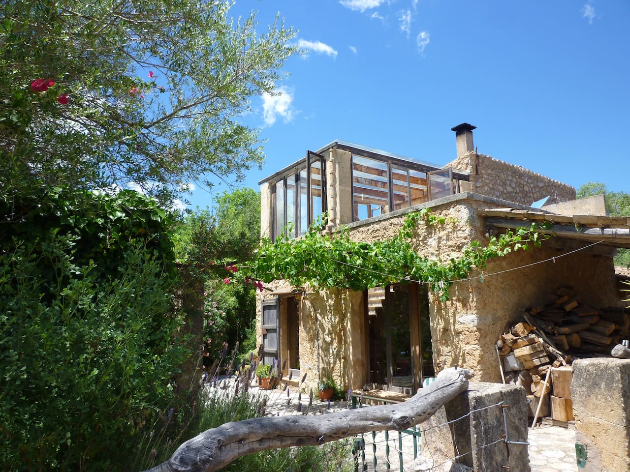 Familyfriendly stone house on ecological farm Arta