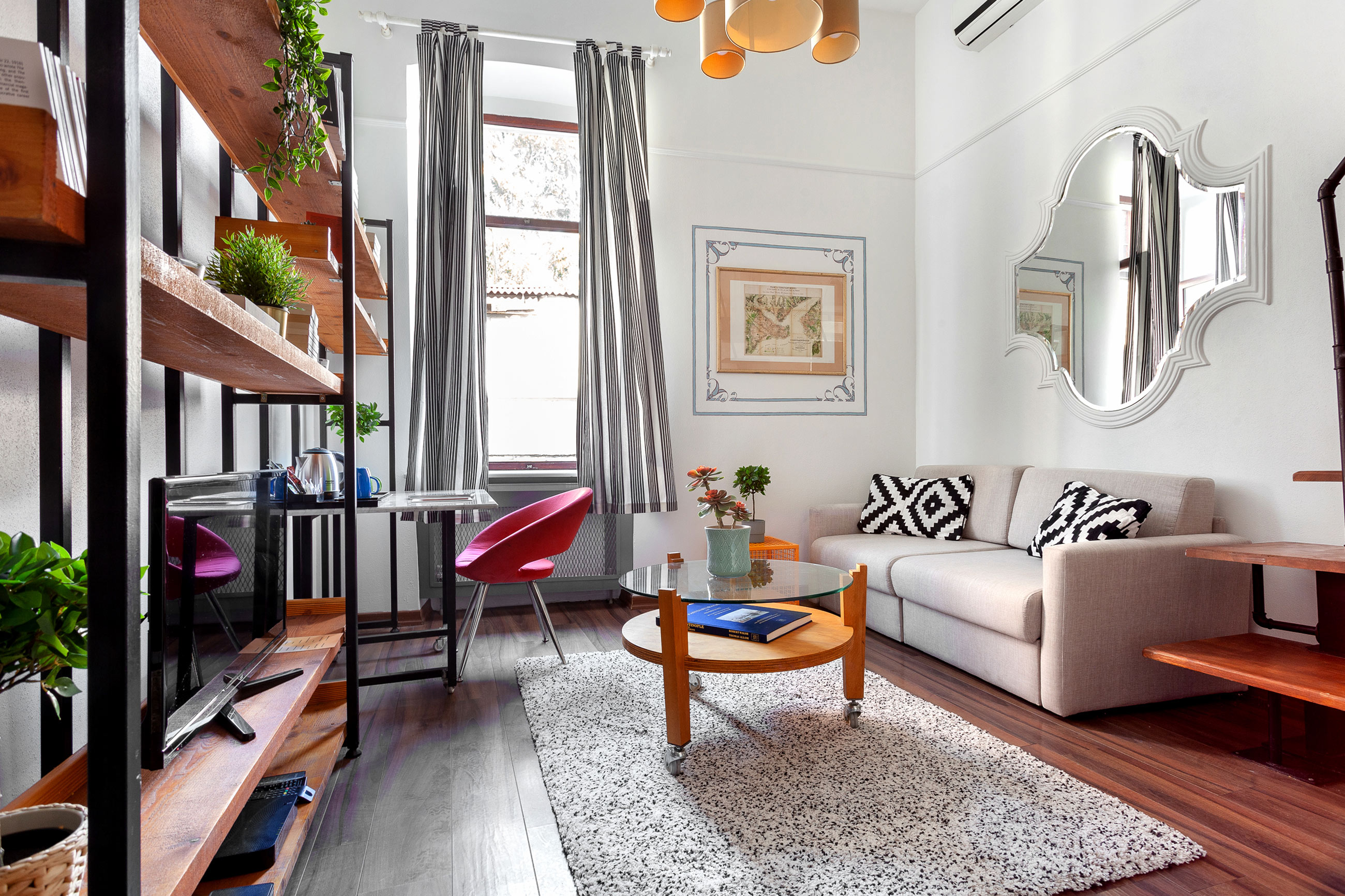 merkezde rahat ve minimalist daire b1